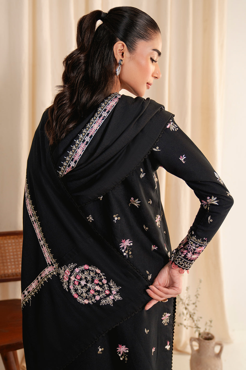 Neeshay | Fall Pret 24 | Noir Garden by Neeshay - Designer Dress - Type: Ladies Clothes - Available at Libayah - 100% Original
