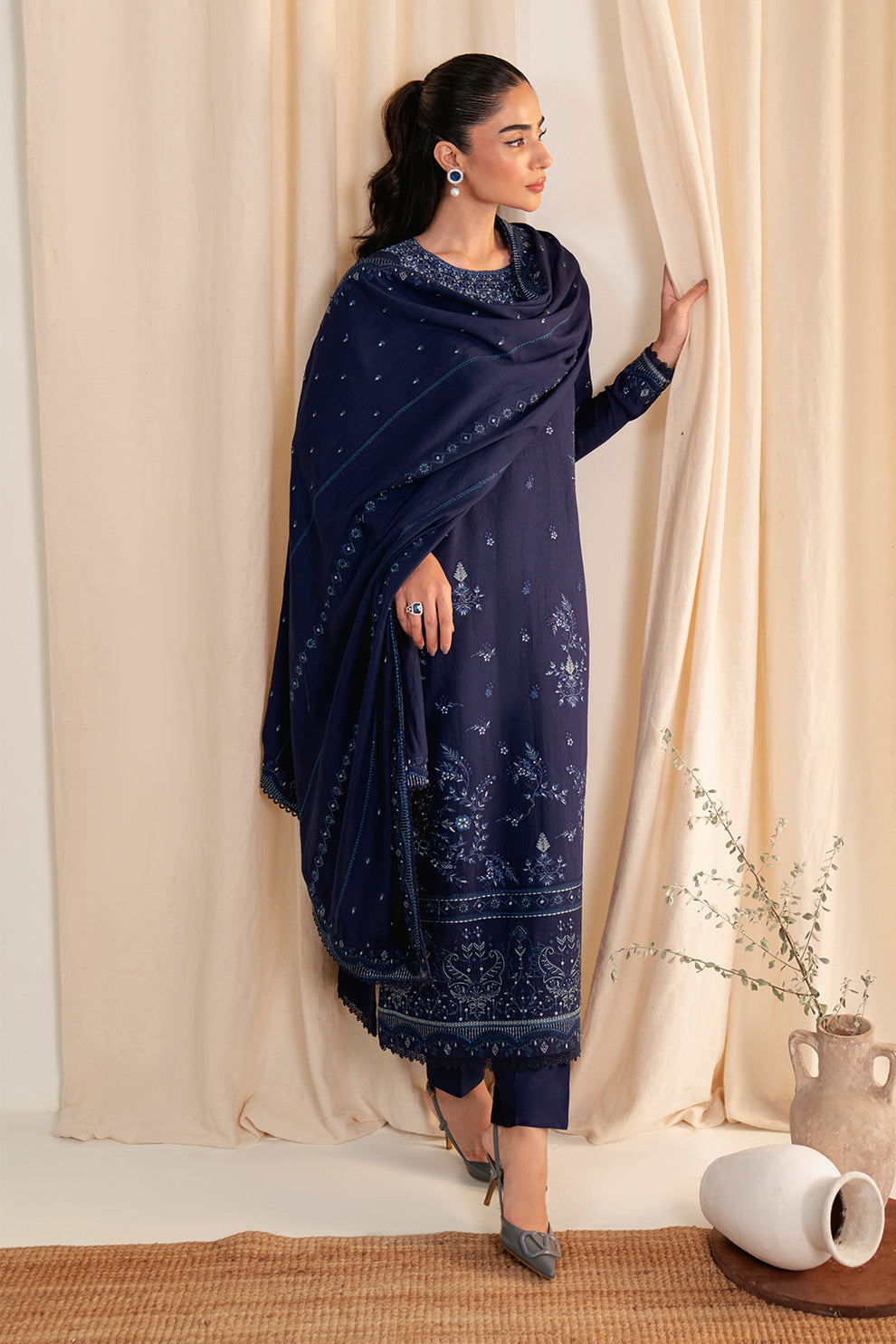Neeshay | Fall Pret 24 | Sapphire Blue by Neeshay - Designer Dress - Type: Ladies Clothes - Available at Libayah - 100% Original
