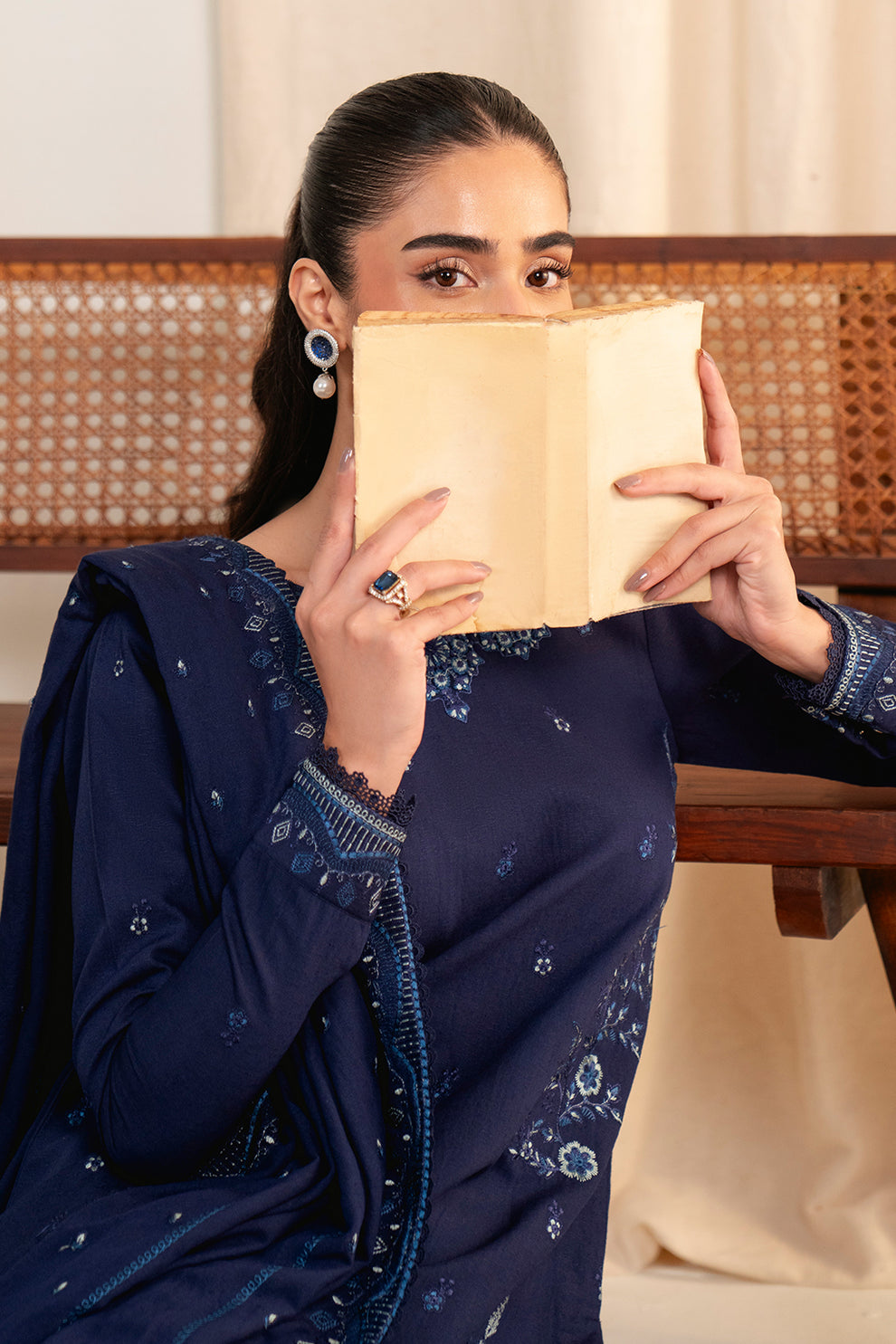 Neeshay | Fall Pret 24 | Sapphire Blue by Neeshay - Designer Dress - Type: Ladies Clothes - Available at Libayah - 100% Original