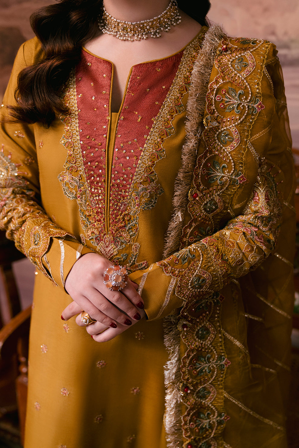 Neeshay | Shagun Formals |  KESAR by Neeshay - Designer Dress - Type: Ladies Clothes - Available at Libayah - 100% Original