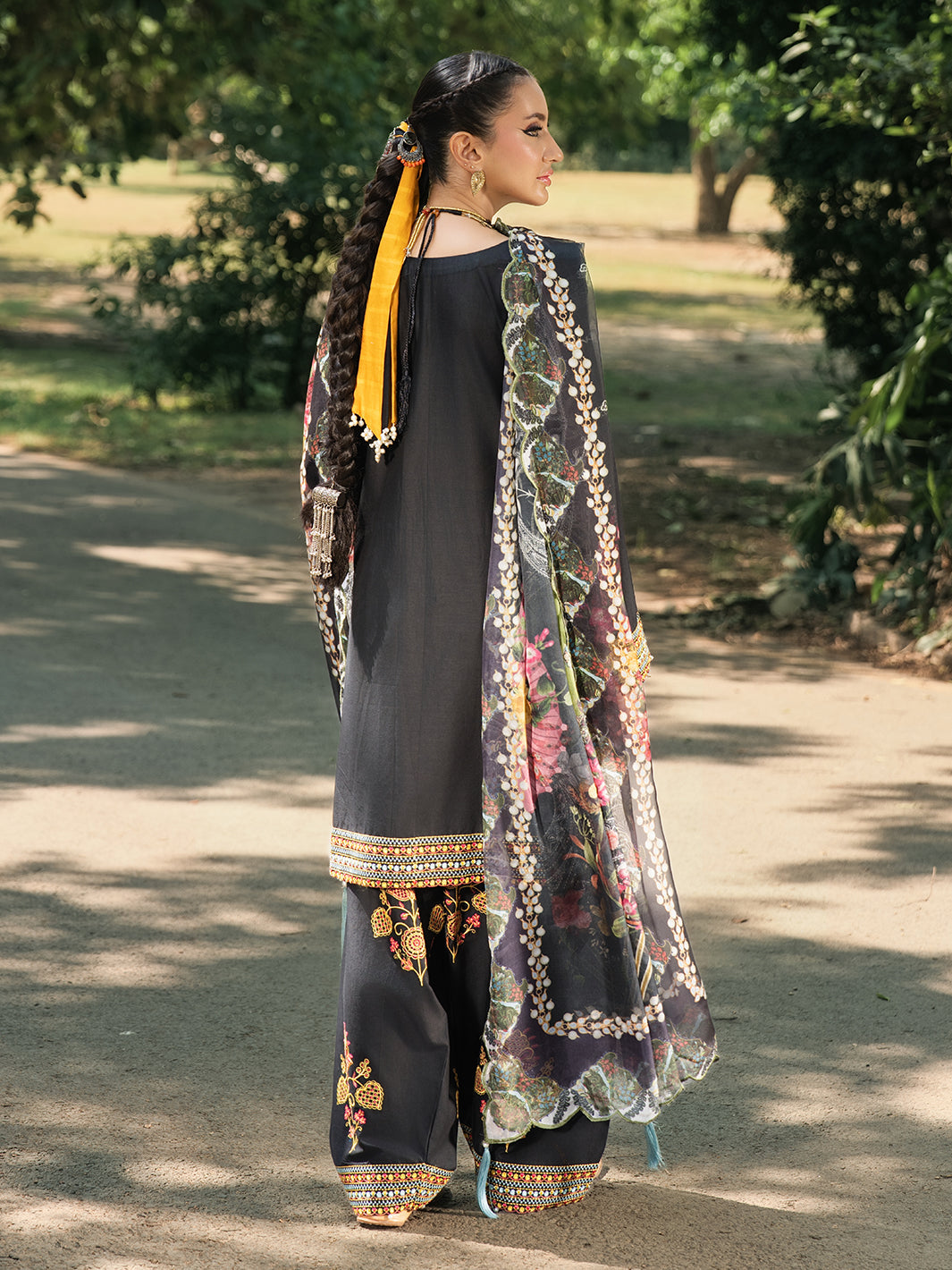 Hemstitch | The Garden Lawn | Night Jasmine by Hemstitch - Designer Dress  - Type : Ladies Clothes - Available at Libayah - 100% Original 