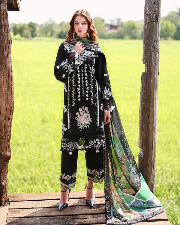 Mushq | The Secret Garden Lawn | Nightshade Bloom by Mushq - Designer Dress  - Type : Ladies Clothes - Available at Libayah - 100% Original 