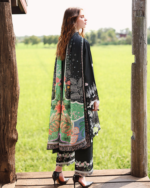 Mushq | The Secret Garden Lawn | Nightshade Bloom by Mushq - Designer Dress  - Type : Ladies Clothes - Available at Libayah - 100% Original 