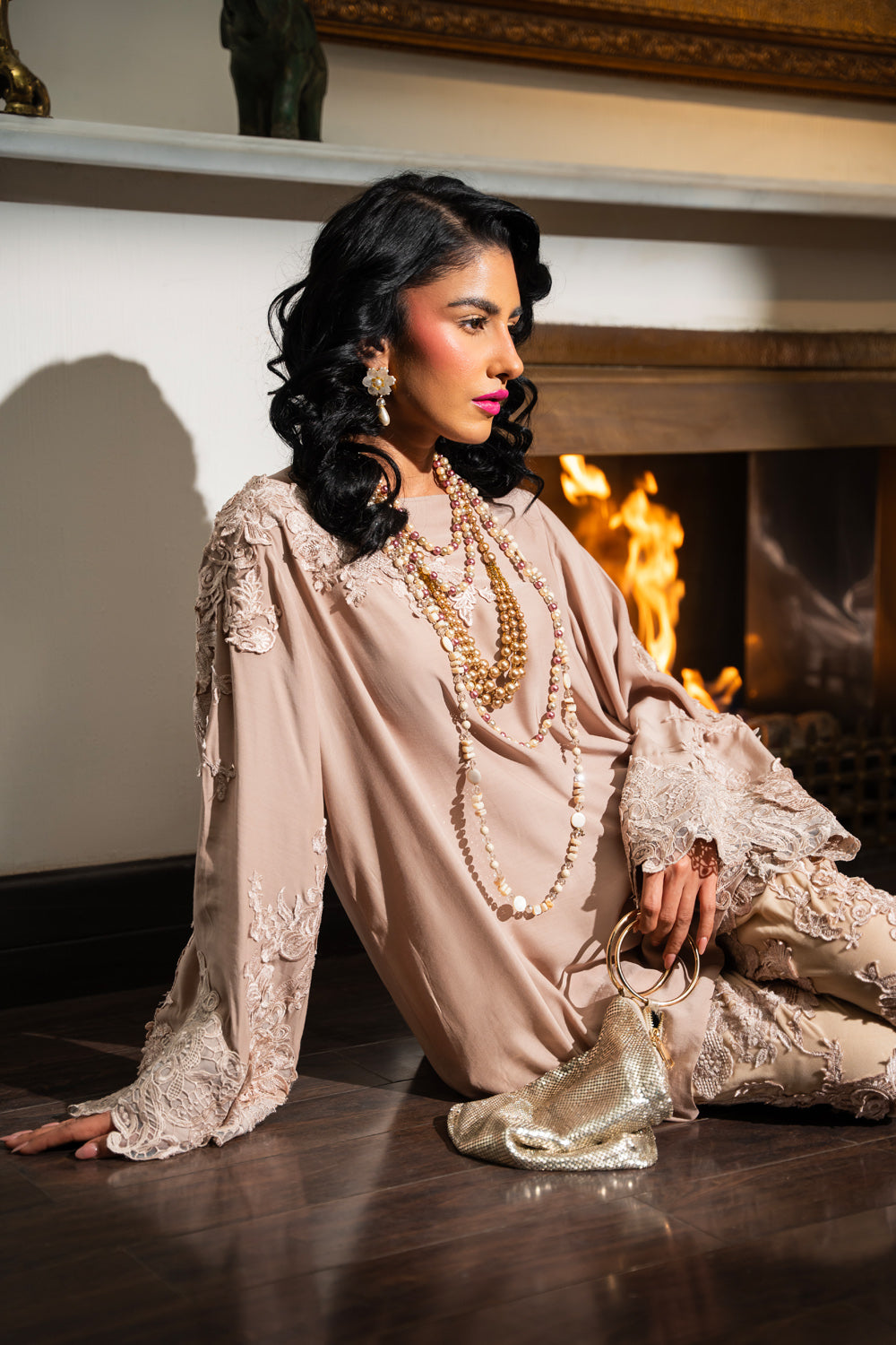 Nilofer Shahid | Aatish the Fire Within | Jahanzadi (2pc) Aatish The Fire within by Nilofer Shahid - Designer Dress - Type: Ladies Clothes - Available at Libayah - 100% Original
