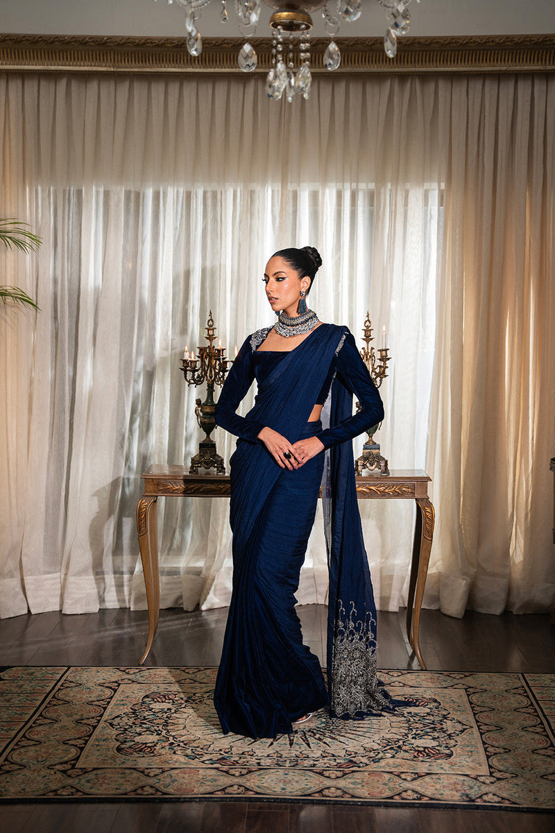 Nilofer Shahid | Aatish the Fire Within | Mehtab (Sari) Aatish The Fire within by Nilofer Shahid - Designer Dress - Type: Ladies Clothes - Available at Libayah - 100% Original