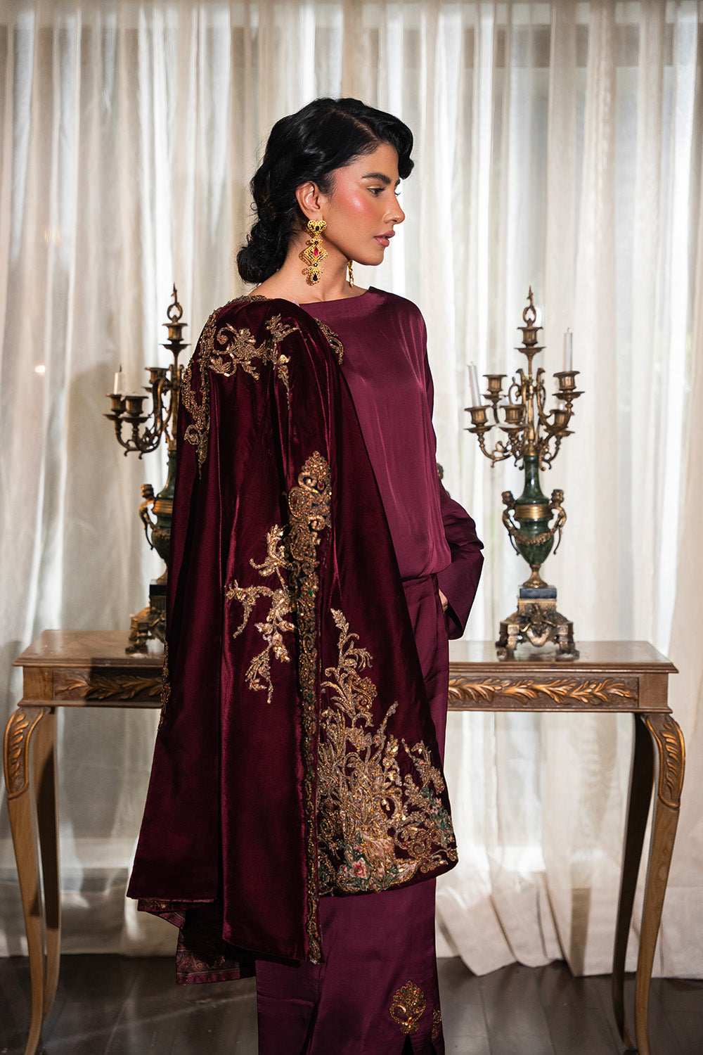 Nilofer Shahid | Aatish the Fire Within | Shiddat (3pc) Aatish The Fire within by Nilofer Shahid - Designer Dress - Type: Ladies Clothes - Available at Libayah - 100% Original