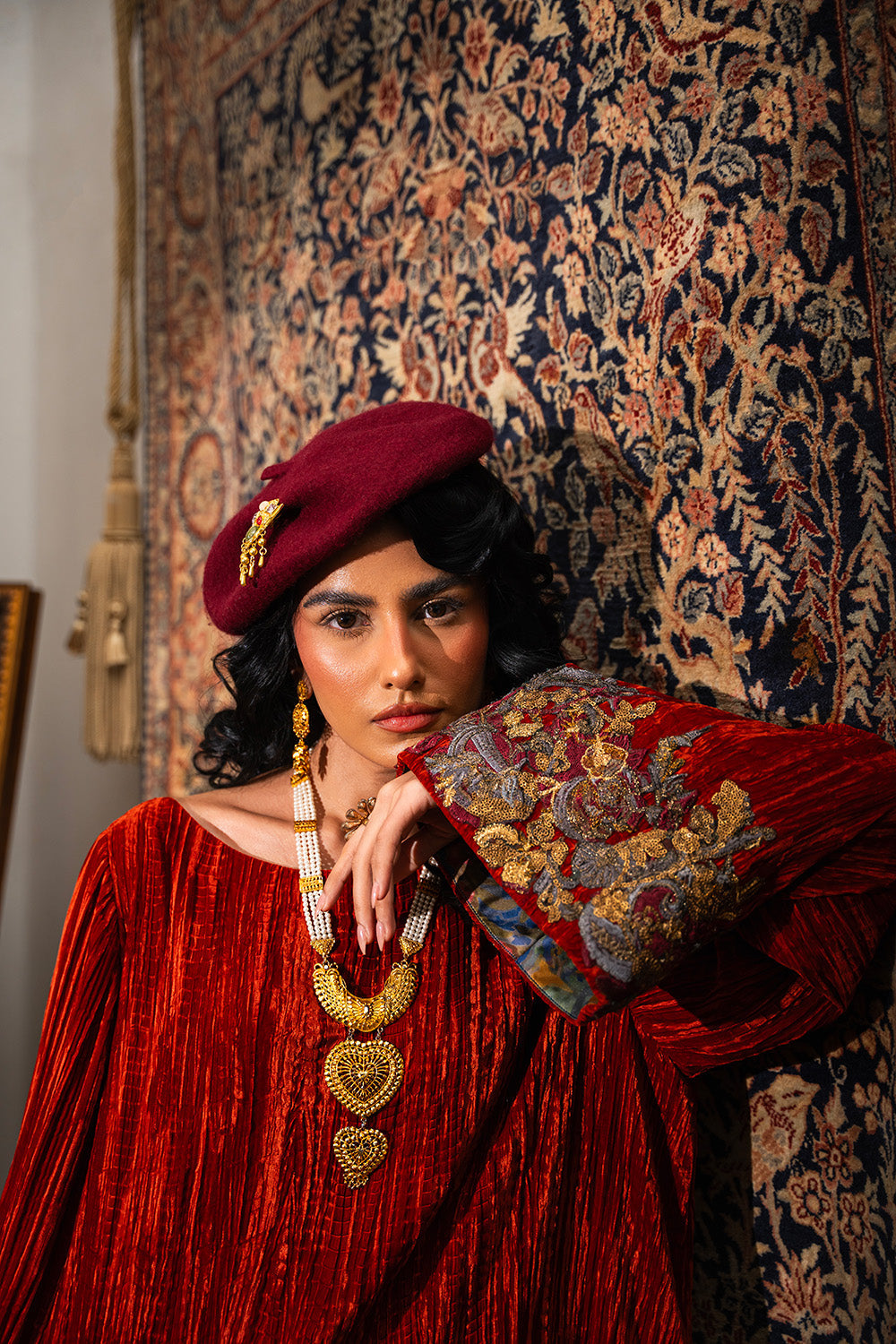 Nilofer Shahid | Aatish the Fire Within | Sholay (2pc) Aatish The Fire within by Nilofer Shahid - Designer Dress - Type: Ladies Clothes - Available at Libayah - 100% Original