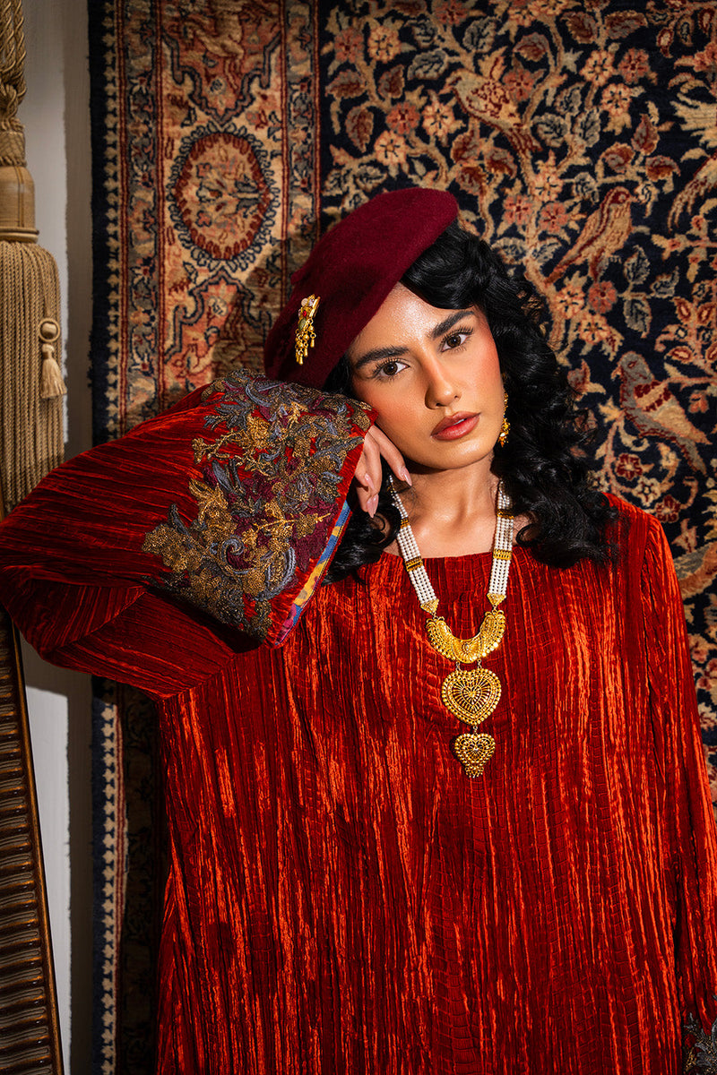 Nilofer Shahid | Aatish the Fire Within | Sholay (2pc) Aatish The Fire within by Nilofer Shahid - Designer Dress - Type: Ladies Clothes - Available at Libayah - 100% Original