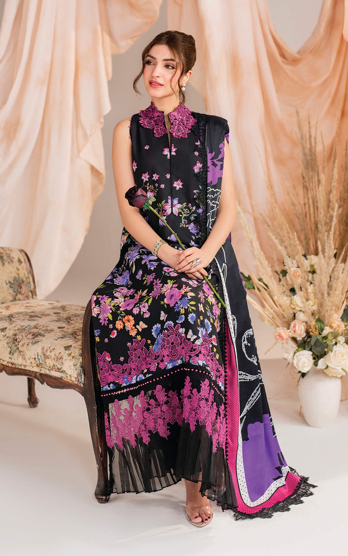 Asifa and Nabeel | Winter Meraki 24 | Nocturne-MW-10 by Asifa and Nabeel - Designer Dress - Type: Ladies Clothes - Available at Libayah - 100% Original