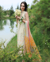 Mushq | The Secret Garden Lawn | Nocturne Flora by Mushq - Designer Dress  - Type : Ladies Clothes - Available at Libayah - 100% Original 