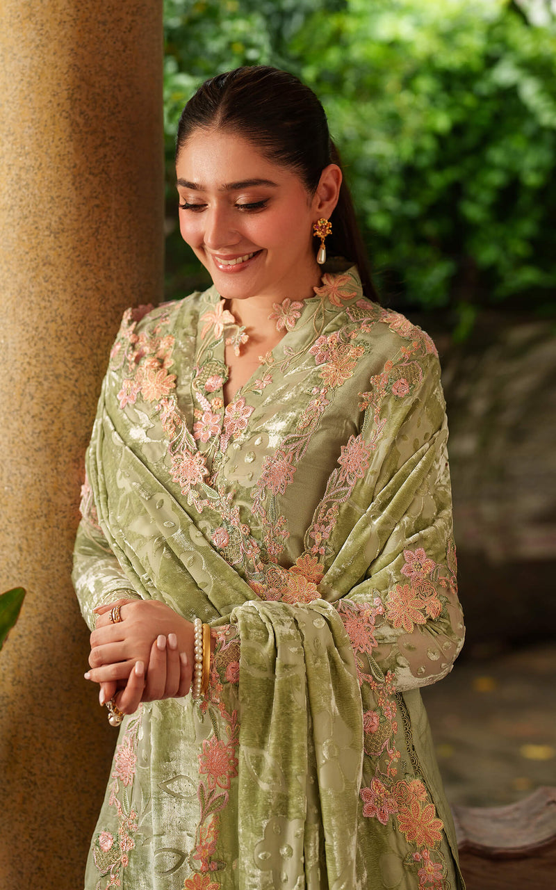 Asifa and Nabeel | Pashmina Luxe 25 | Noir LWC25-04 by Asifa and Nabeel - Designer Dress - Type : Ladies Clothes - Available at Libayah - 100% Original 