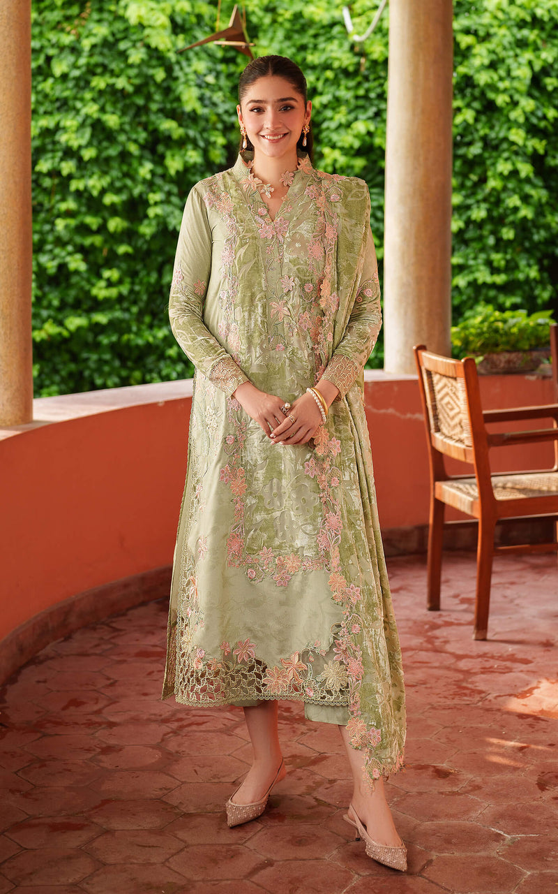 Asifa and Nabeel | Pashmina Luxe 25 | Noir LWC25-04 by Asifa and Nabeel - Designer Dress - Type : Ladies Clothes - Available at Libayah - 100% Original 