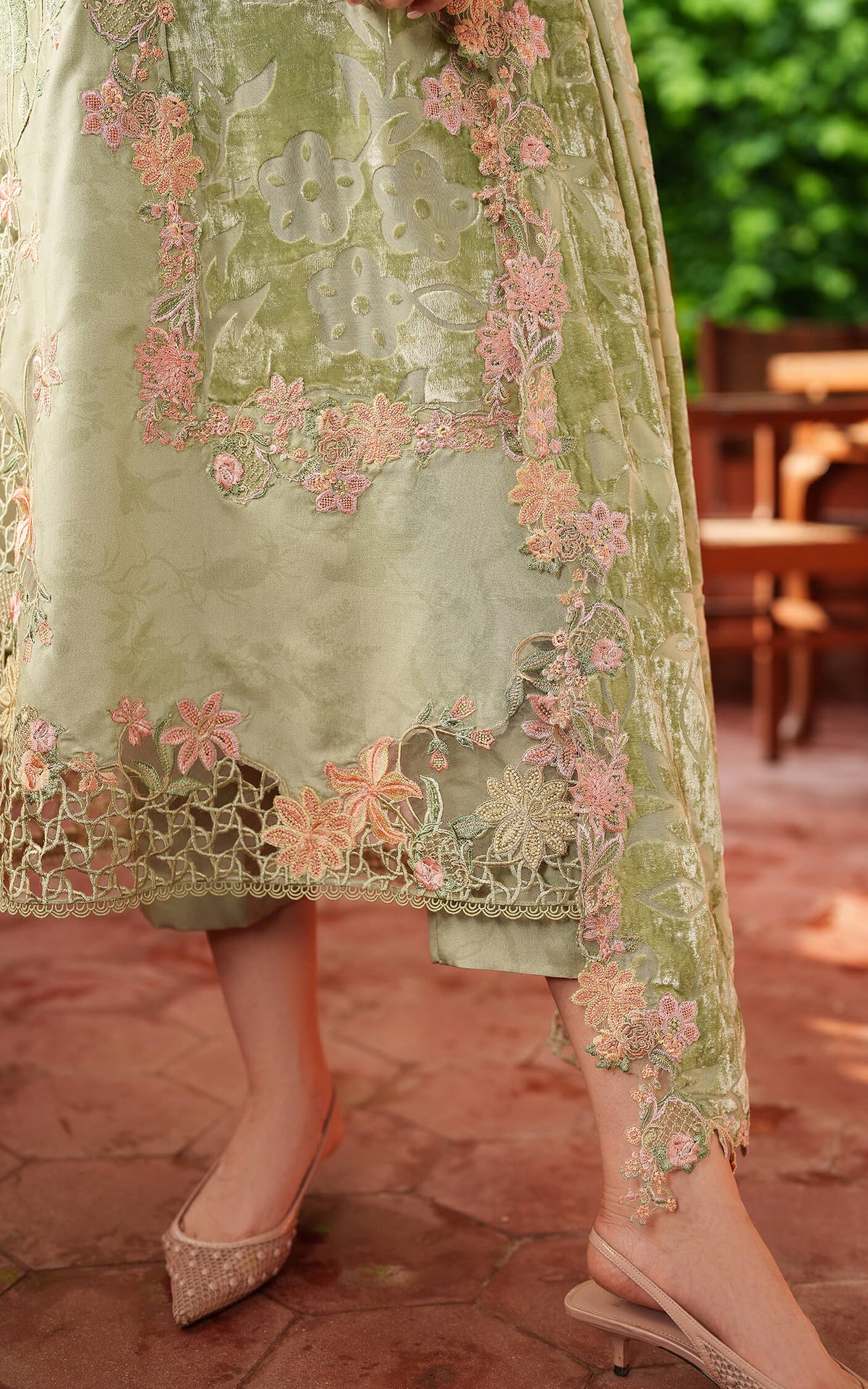 Asifa and Nabeel | Pashmina Luxe 25 | Noir LWC25-04 by Asifa and Nabeel - Designer Dress - Type : Ladies Clothes - Available at Libayah - 100% Original 