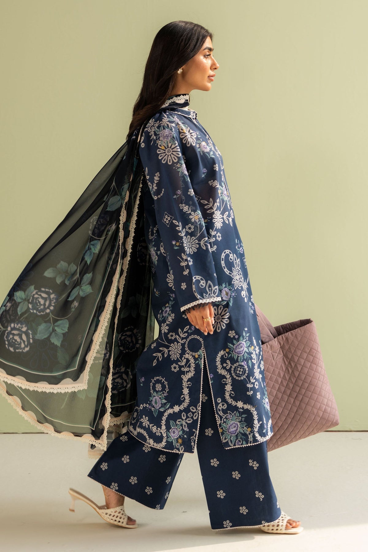 Zara Shahjahan | Coco Prints 25 | Nora-8A by Zara Shahjahan - Designer Dress - Type: Ladies Clothes - Available at Libayah - 100% Original