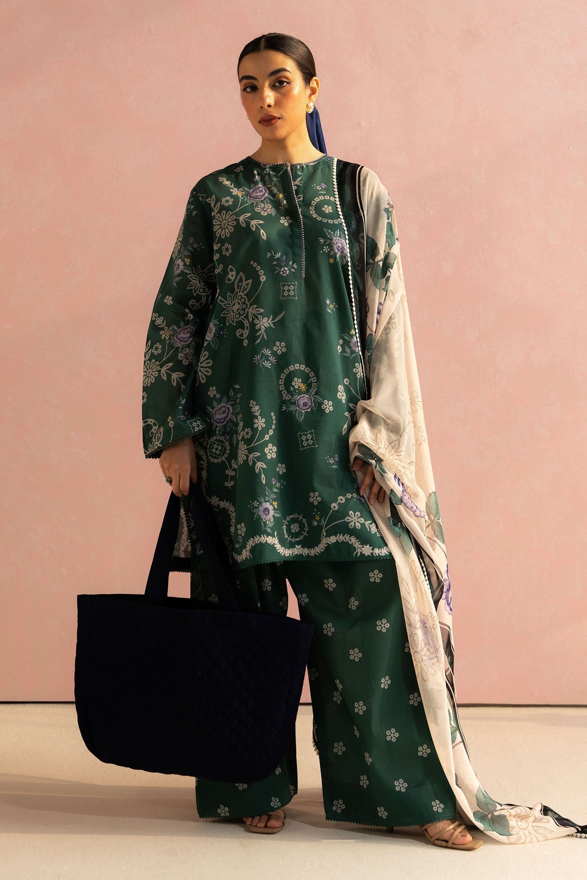 Zara Shahjahan | Coco Prints 25 | Nora-8B by Zara Shahjahan - Designer Dress - Type: Ladies Clothes - Available at Libayah - 100% Original
