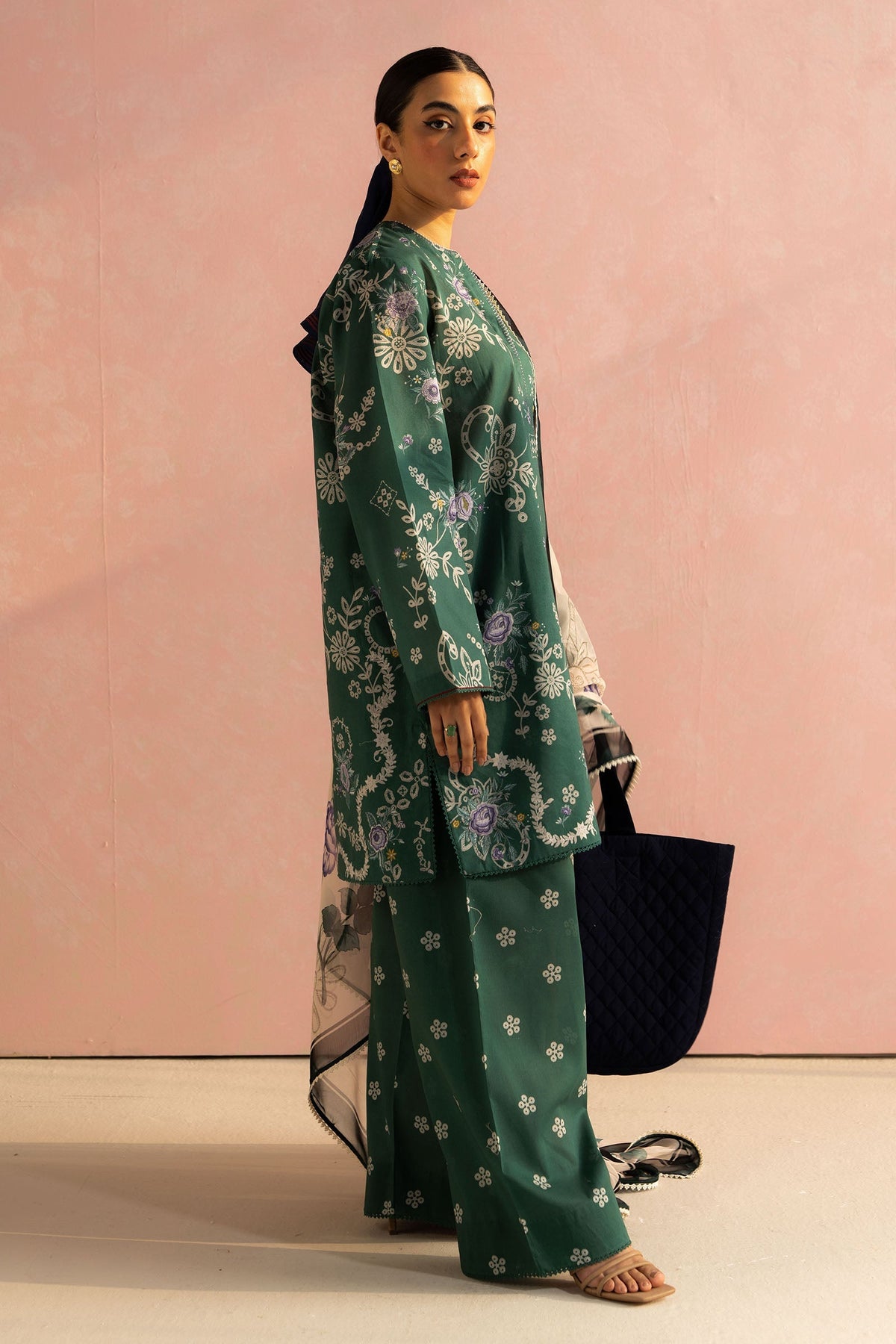 Zara Shahjahan | Coco Prints 25 | Nora-8B by Zara Shahjahan - Designer Dress - Type: Ladies Clothes - Available at Libayah - 100% Original