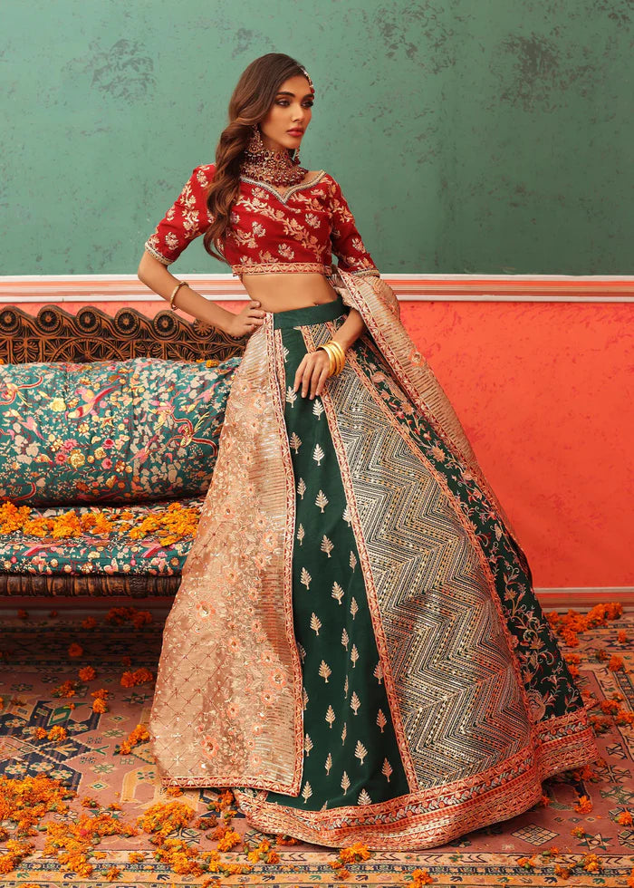 Waqas Shah | Nur Jahan | RUQAIYA SULTAN by Waqas Shah - Designer Dress - Type: Ladies Clothes - Available at Libayah - 100% Original
