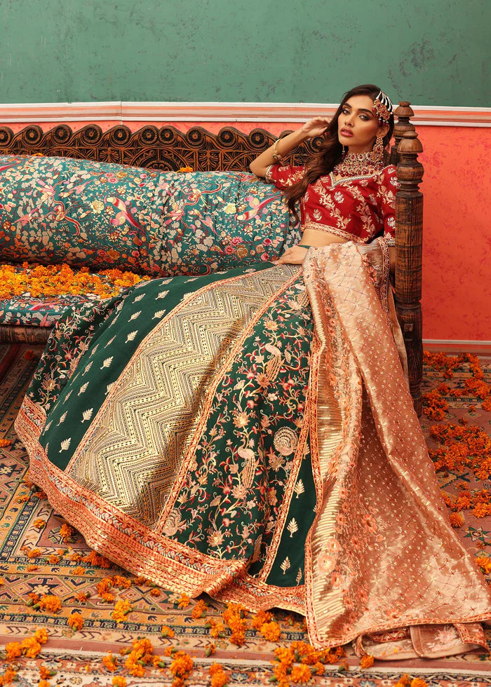 Waqas Shah | Nur Jahan | RUQAIYA SULTAN by Waqas Shah - Designer Dress - Type: Ladies Clothes - Available at Libayah - 100% Original