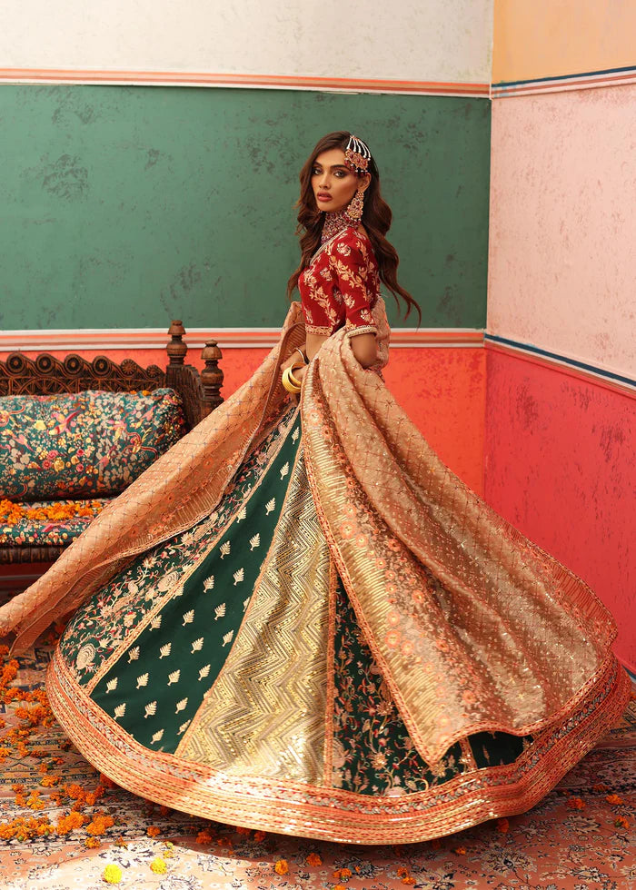Waqas Shah | Nur Jahan | RUQAIYA SULTAN by Waqas Shah - Designer Dress - Type: Ladies Clothes - Available at Libayah - 100% Original