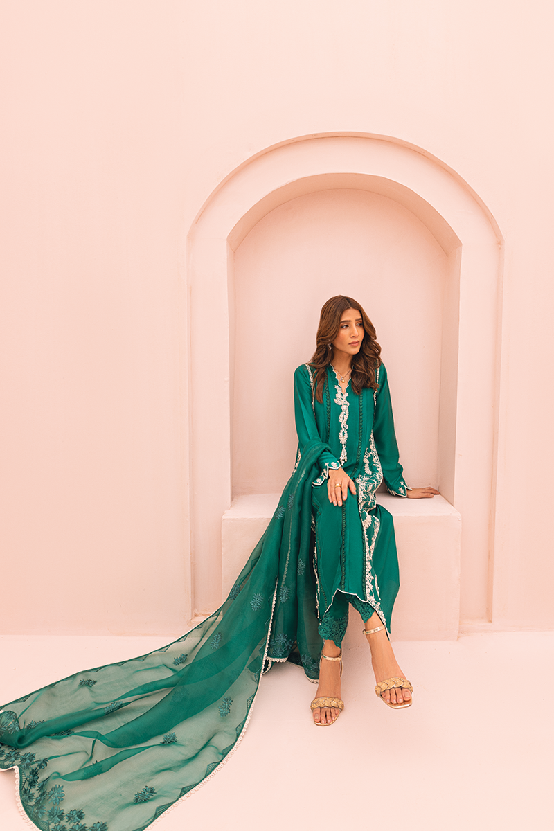 Sana Abbas | Luxury Pret | NURA by Sana Abbas - Designer Dress - Type: Ladies Clothes - Available at Libayah - 100% Original