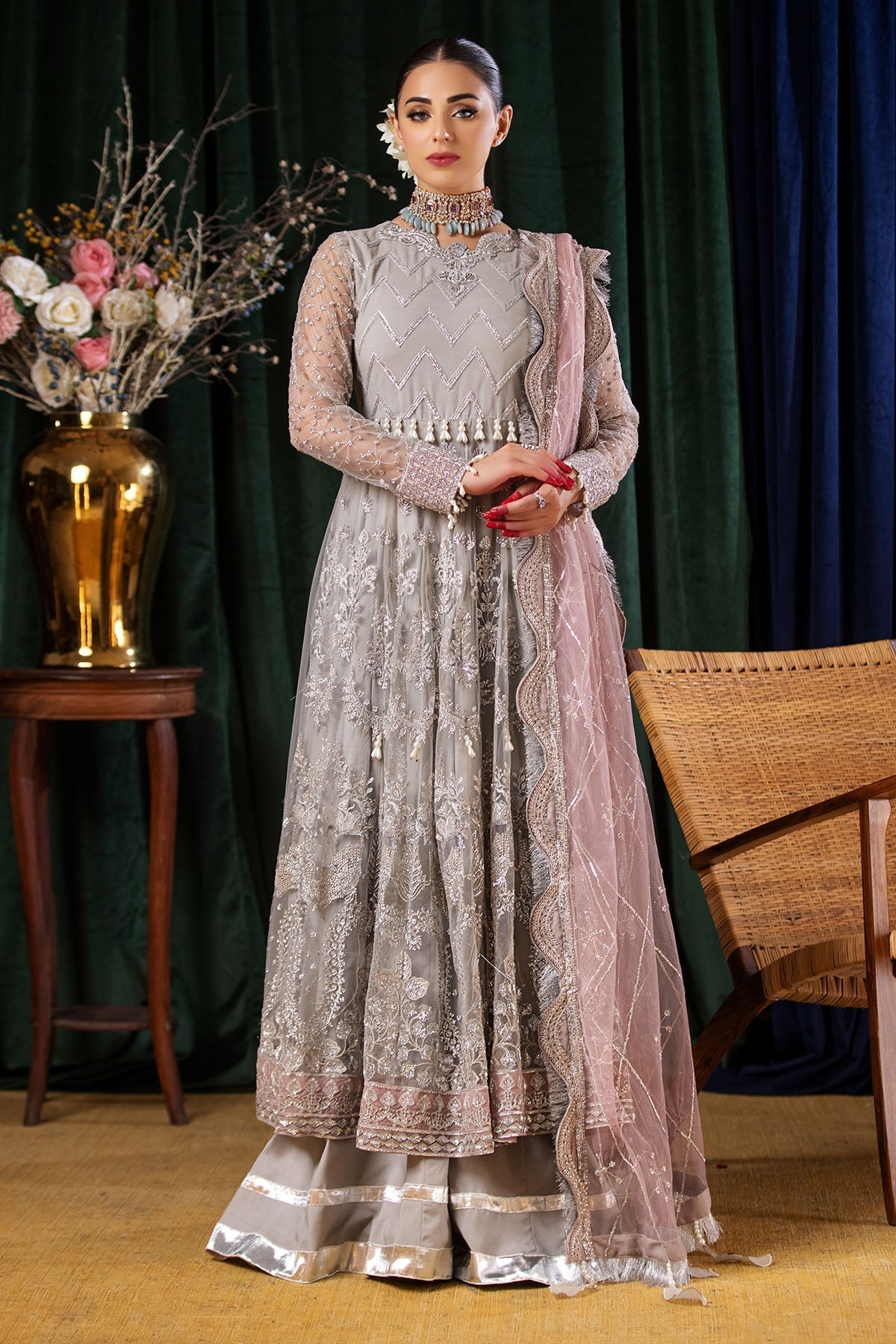 Nureh | Aroha Formals |  AR-06 by Nureh - Designer Dress - Type: Ladies Clothes - Available at Libayah - 100% Original