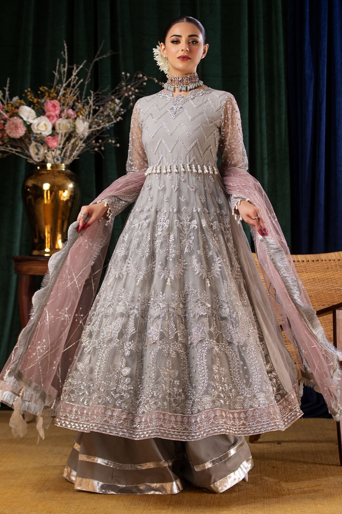 Nureh | Aroha Formals |  AR-06 by Nureh - Designer Dress - Type: Ladies Clothes - Available at Libayah - 100% Original
