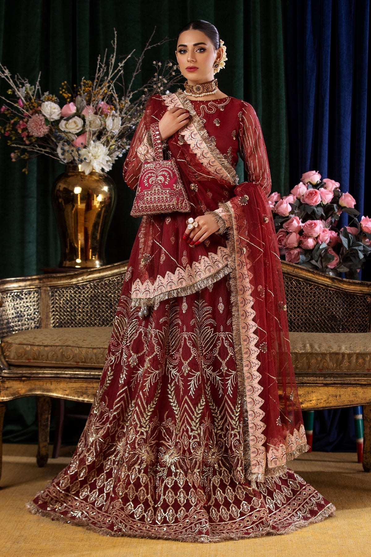 Nureh | Aroha Formals |  AR-02 by Nureh - Designer Dress - Type: Ladies Clothes - Available at Libayah - 100% Original