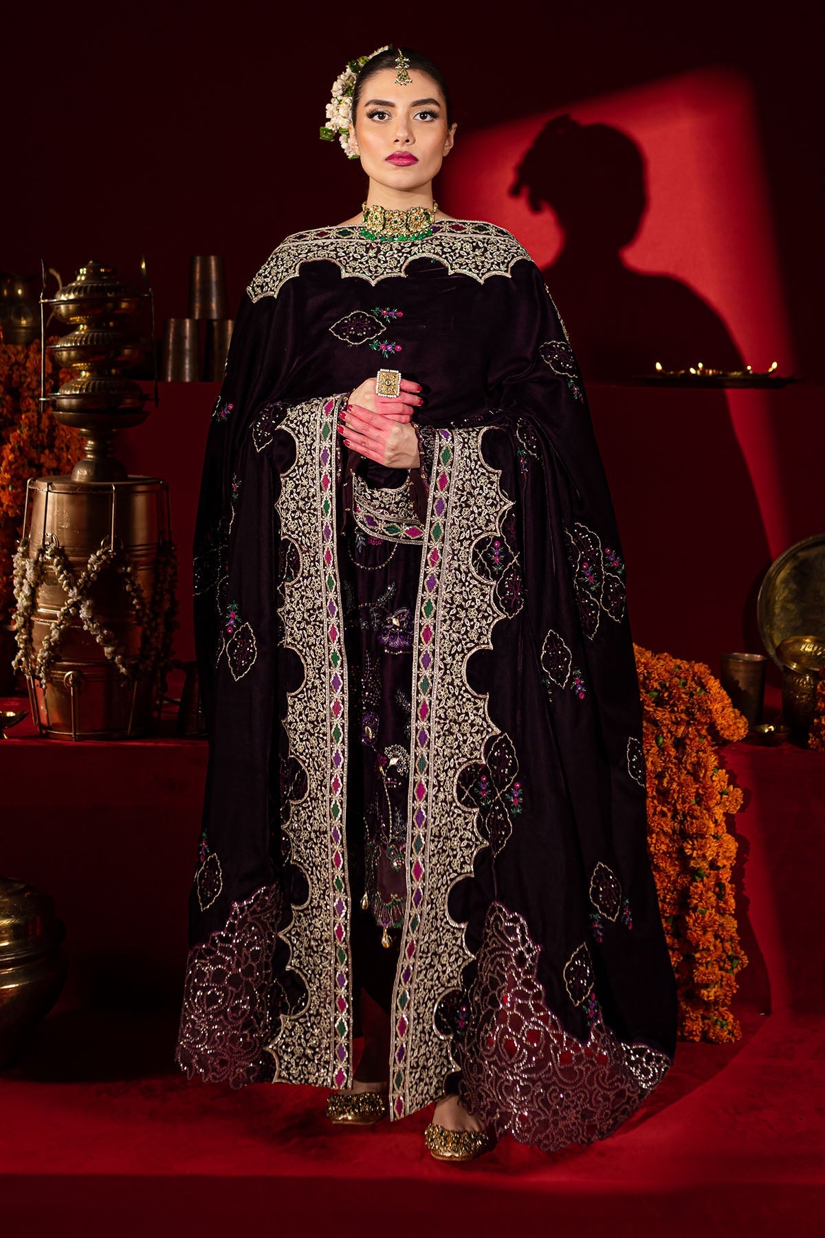 Nureh | Maya Velvet |  NW-91 by Nureh - Designer Dress - Type: Ladies Clothes - Available at Libayah - 100% Original