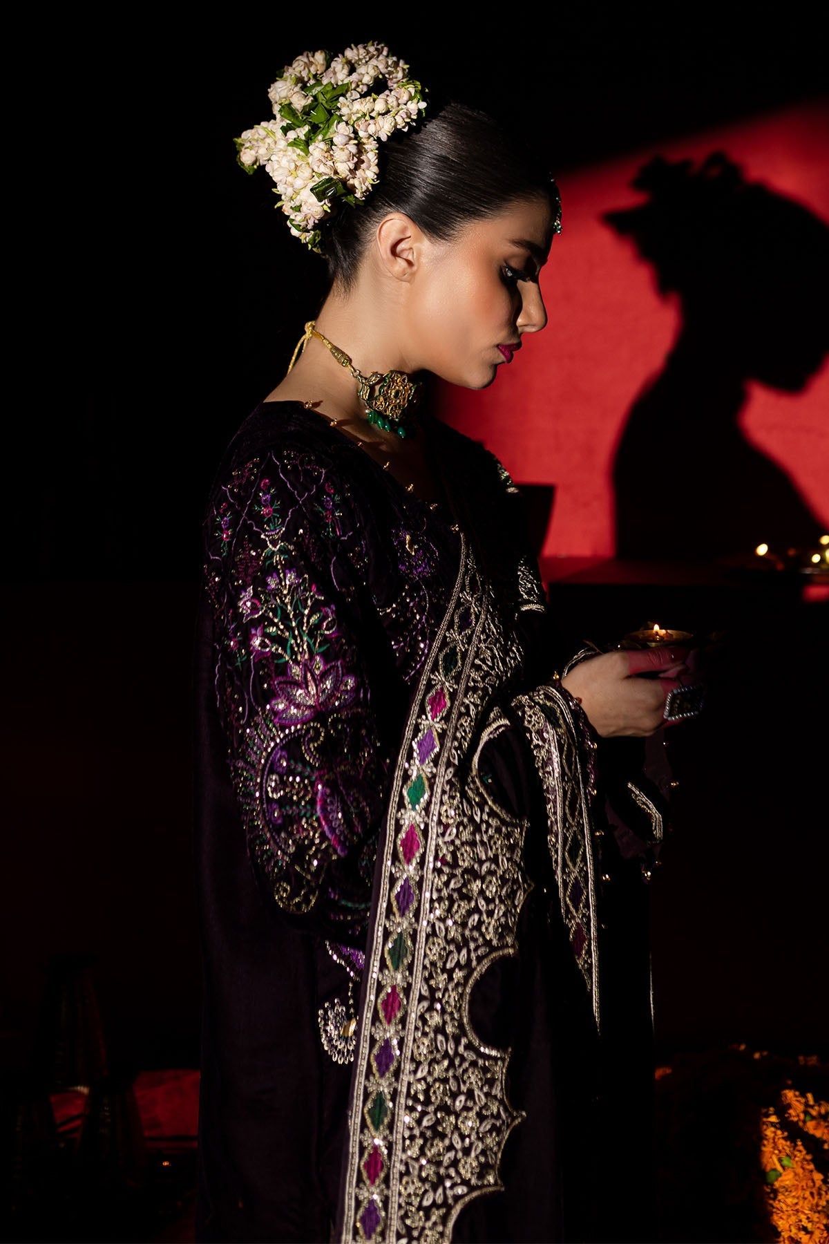 Nureh | Maya Velvet |  NW-91 by Nureh - Designer Dress - Type: Ladies Clothes - Available at Libayah - 100% Original