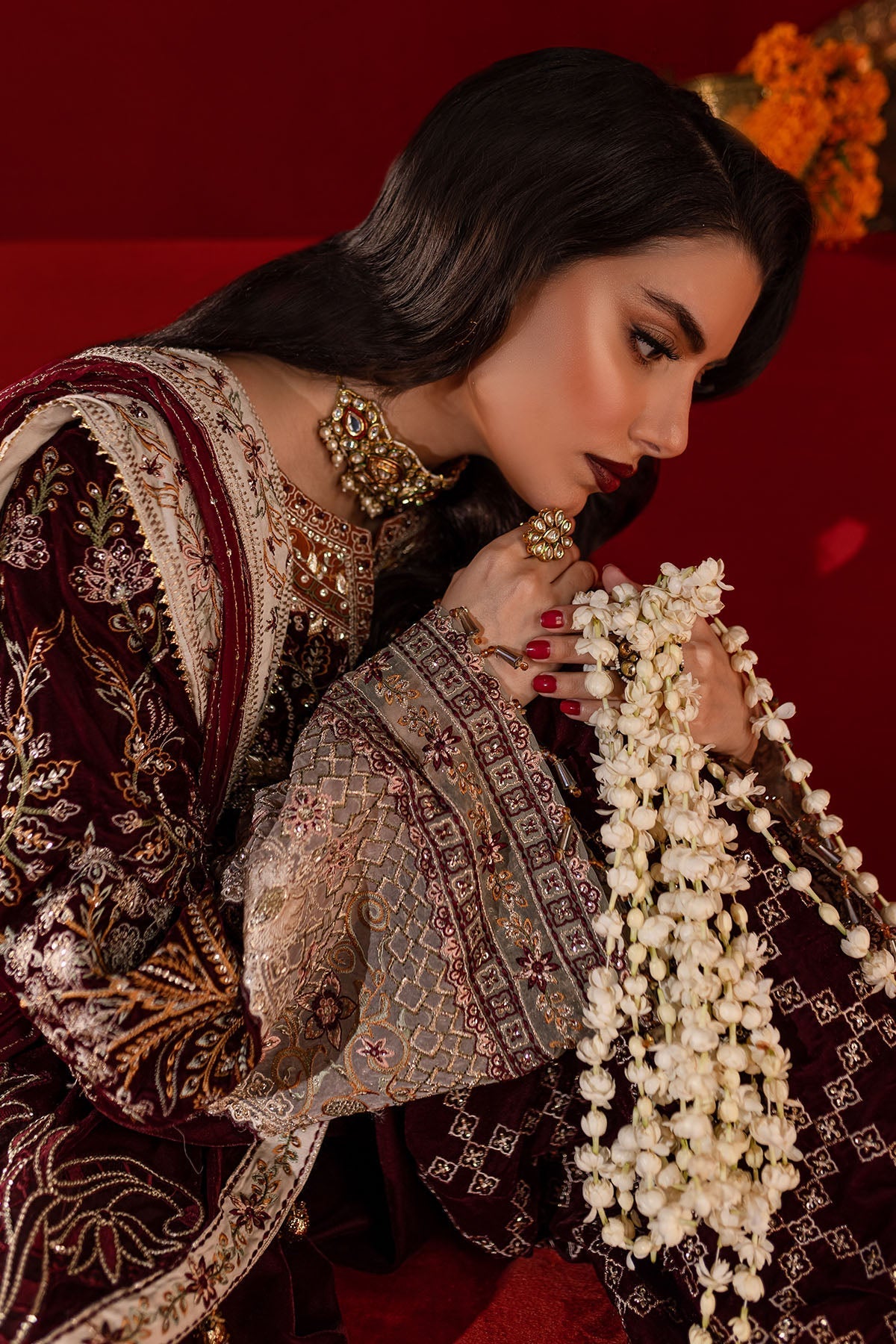 Nureh | Maya Velvet |  NW-89 by Nureh - Designer Dress - Type: Ladies Clothes - Available at Libayah - 100% Original