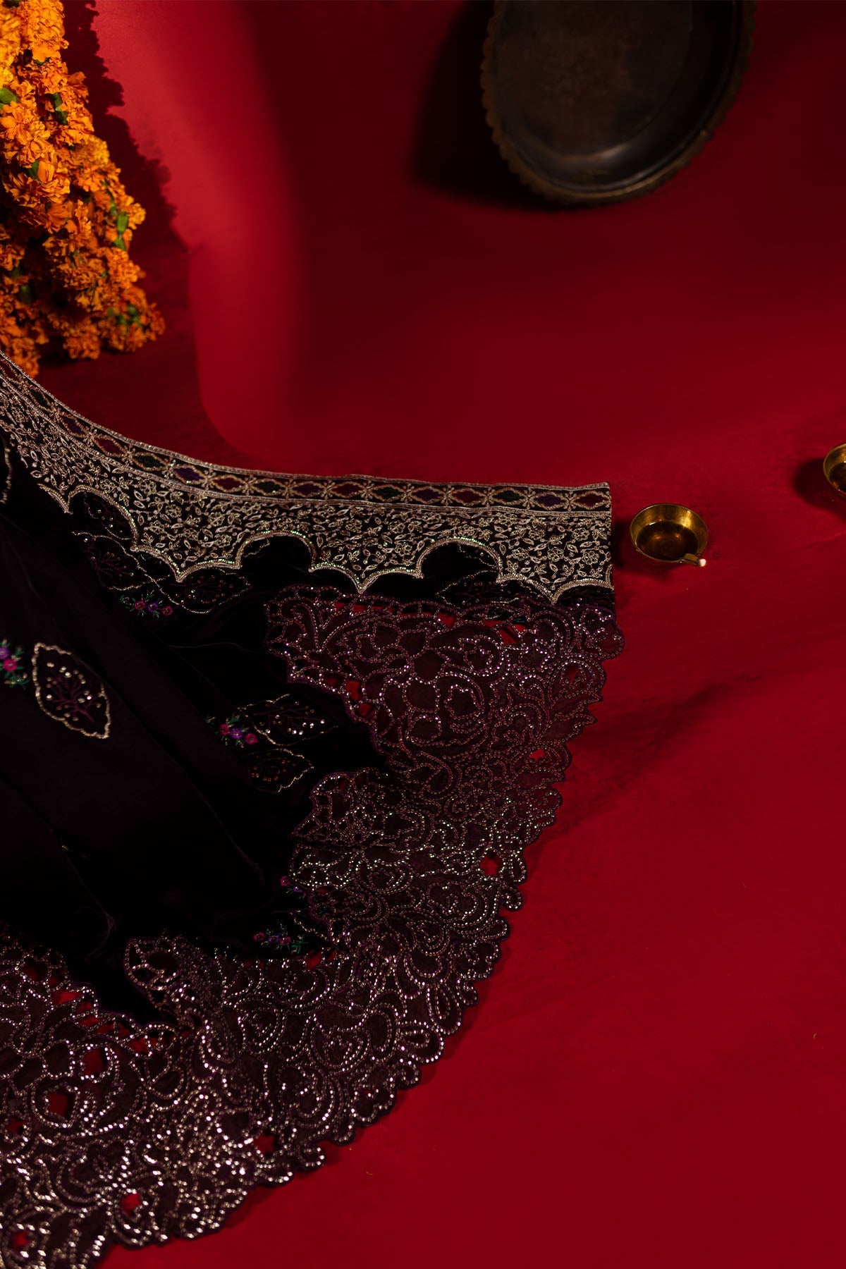 Nureh | Maya Velvet |  NW-91 by Nureh - Designer Dress - Type: Ladies Clothes - Available at Libayah - 100% Original