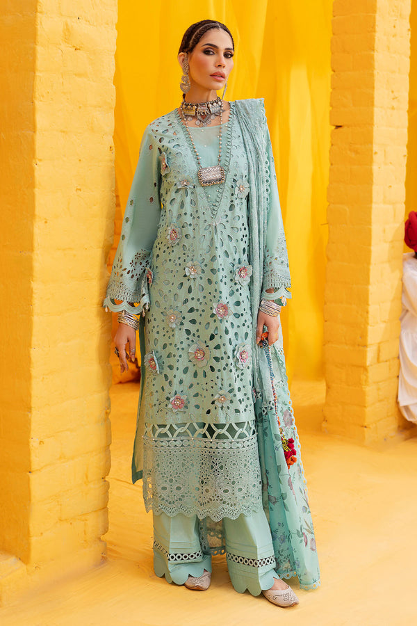 Nureh | Mela Luxury Lawn | NDS-102 by Nureh - Designer Dress - Type: Ladies Clothes - Available at Libayah - 100% Original