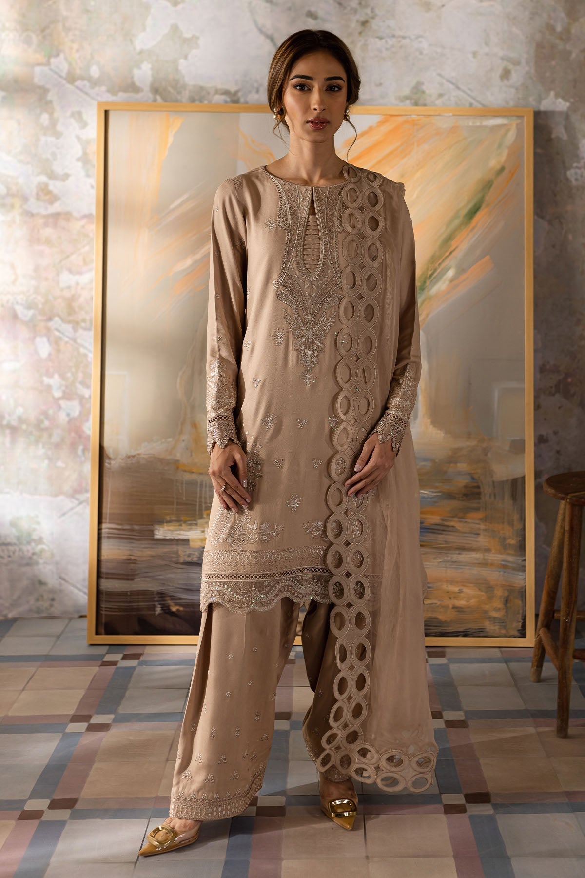 Nureh | Shades of Winter | NP-568 by Nureh - Designer Dress - Type: Ladies Clothes - Available at Libayah - 100% Original