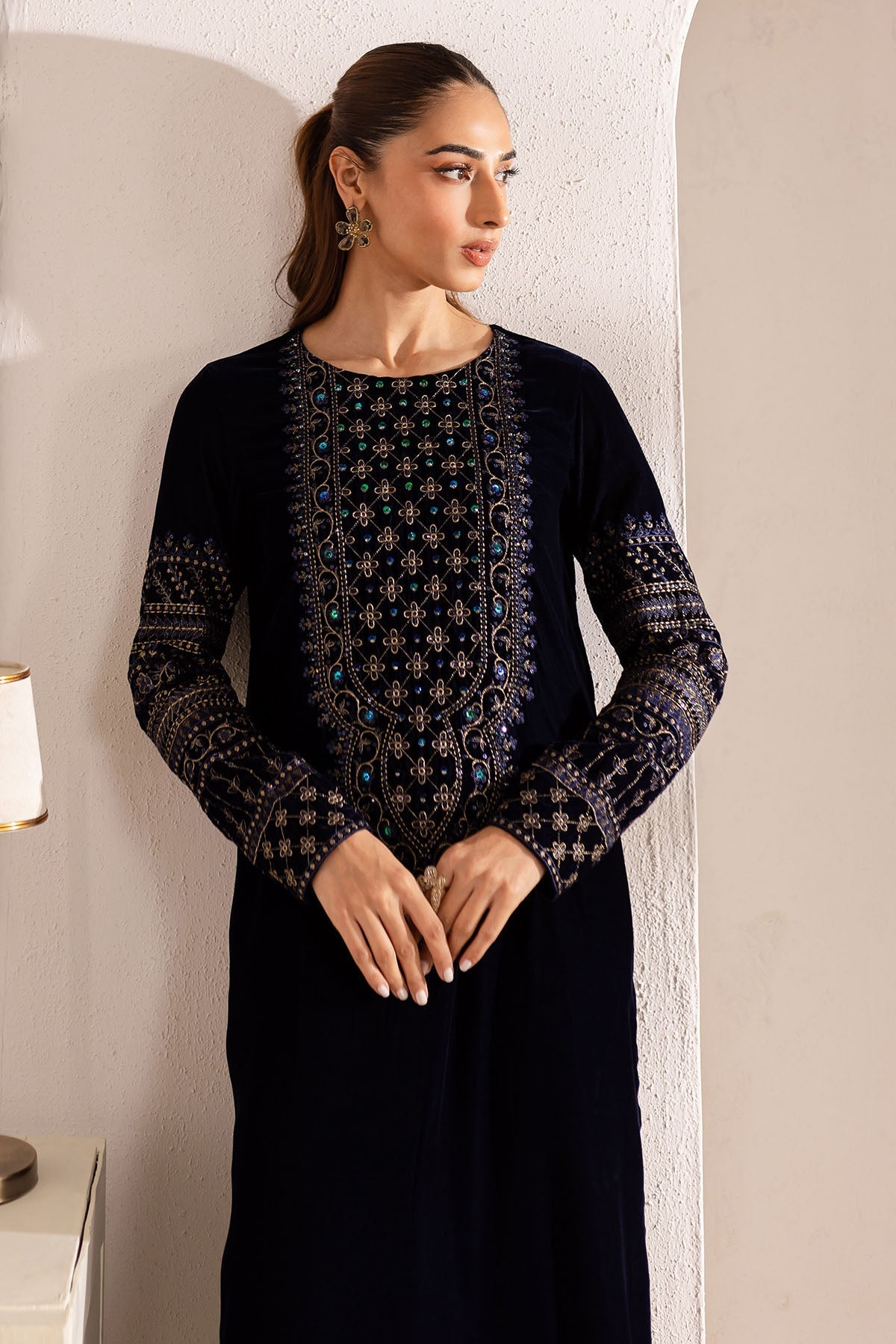 Nureh | Shades of Winter |  NP-593 by Nureh - Designer Dress - Type: Ladies Clothes - Available at Libayah - 100% Original