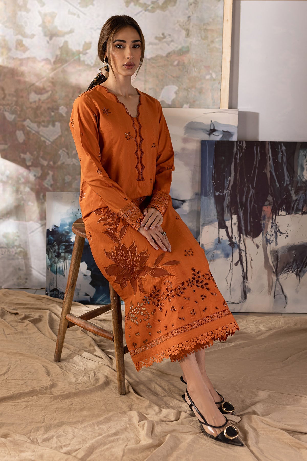 Nureh | Shades of Winter | NP-575 by Nureh - Designer Dress - Type: Ladies Clothes - Available at Libayah - 100% Original