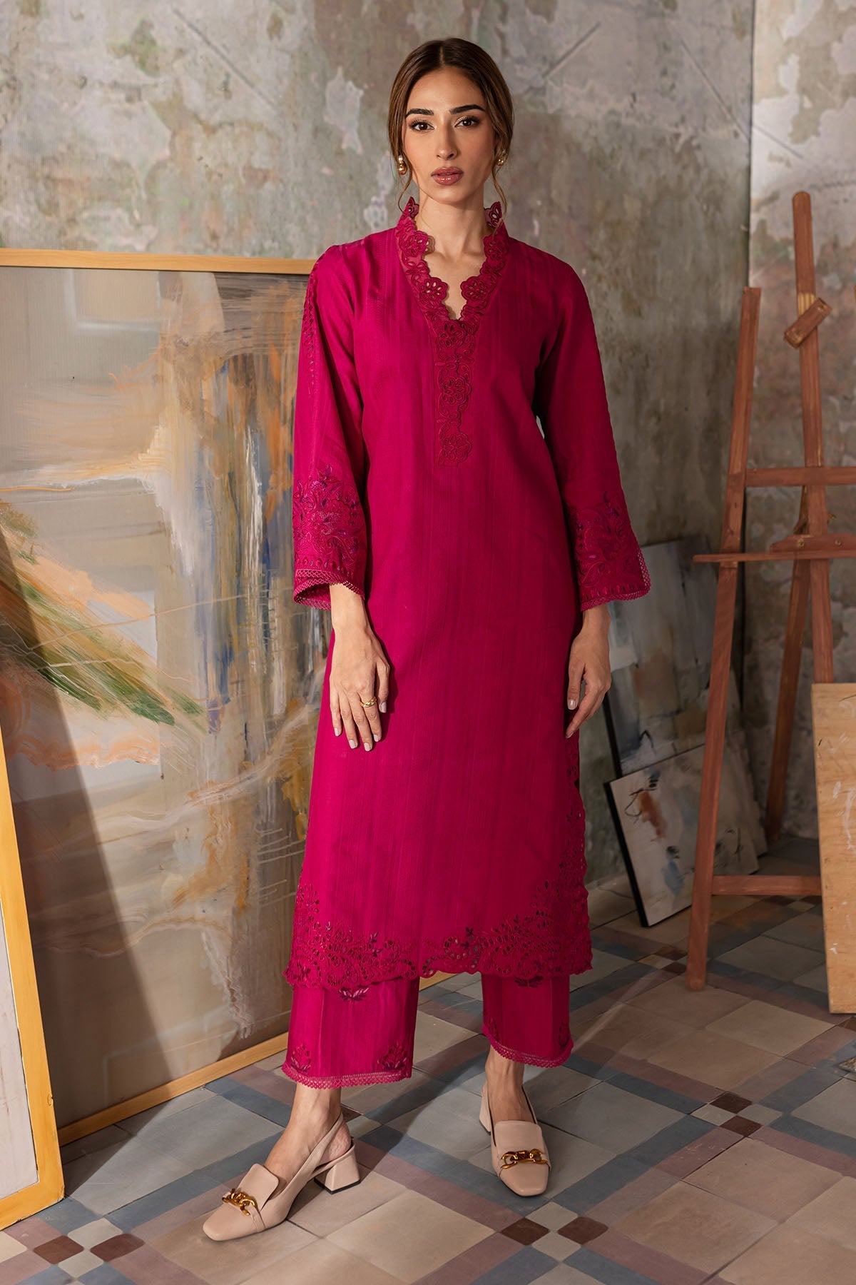 Nureh | Shades of Winter | NP-569 by Nureh - Designer Dress - Type: Ladies Clothes - Available at Libayah - 100% Original