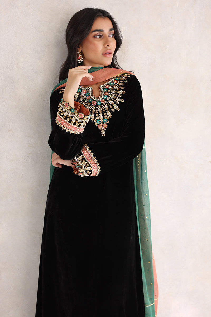 Sana Abbas | Velvet Formals | NURGUL by Sana Abbas - Designer Dress - Type: Ladies Clothes - Available at Libayah - 100% Original