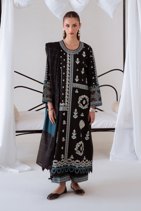 NYRA (AV-05) – authentic Pakistani dress from the Aabyaan Miraal Signature Embroidered Viscose 25 collection for women in the UK