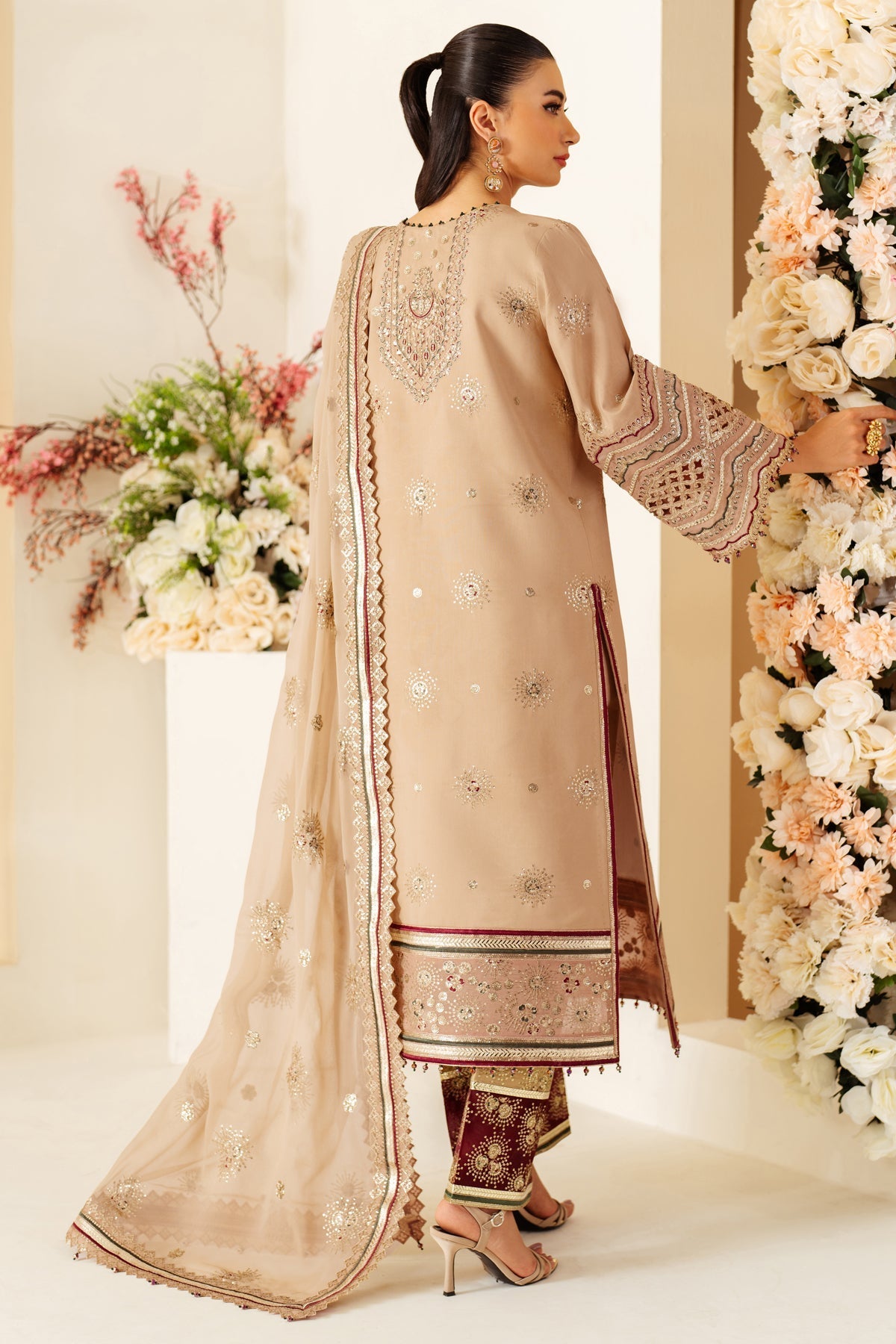 Alizeh | Luxury Raw Silk | AF-RS-06-OAK by Alizeh - Designer Dress - Type: Ladies Clothes - Available at Libayah - 100% Original