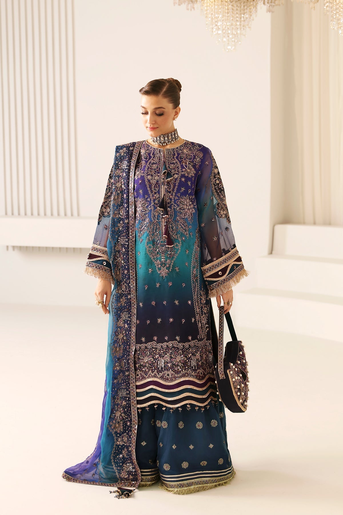 Alizeh | La Ruha Wedding Formals | AF-CH-2182-Oasis by Alizeh - Designer Dress - Type: Formal - Available at Libayah - 100% Original