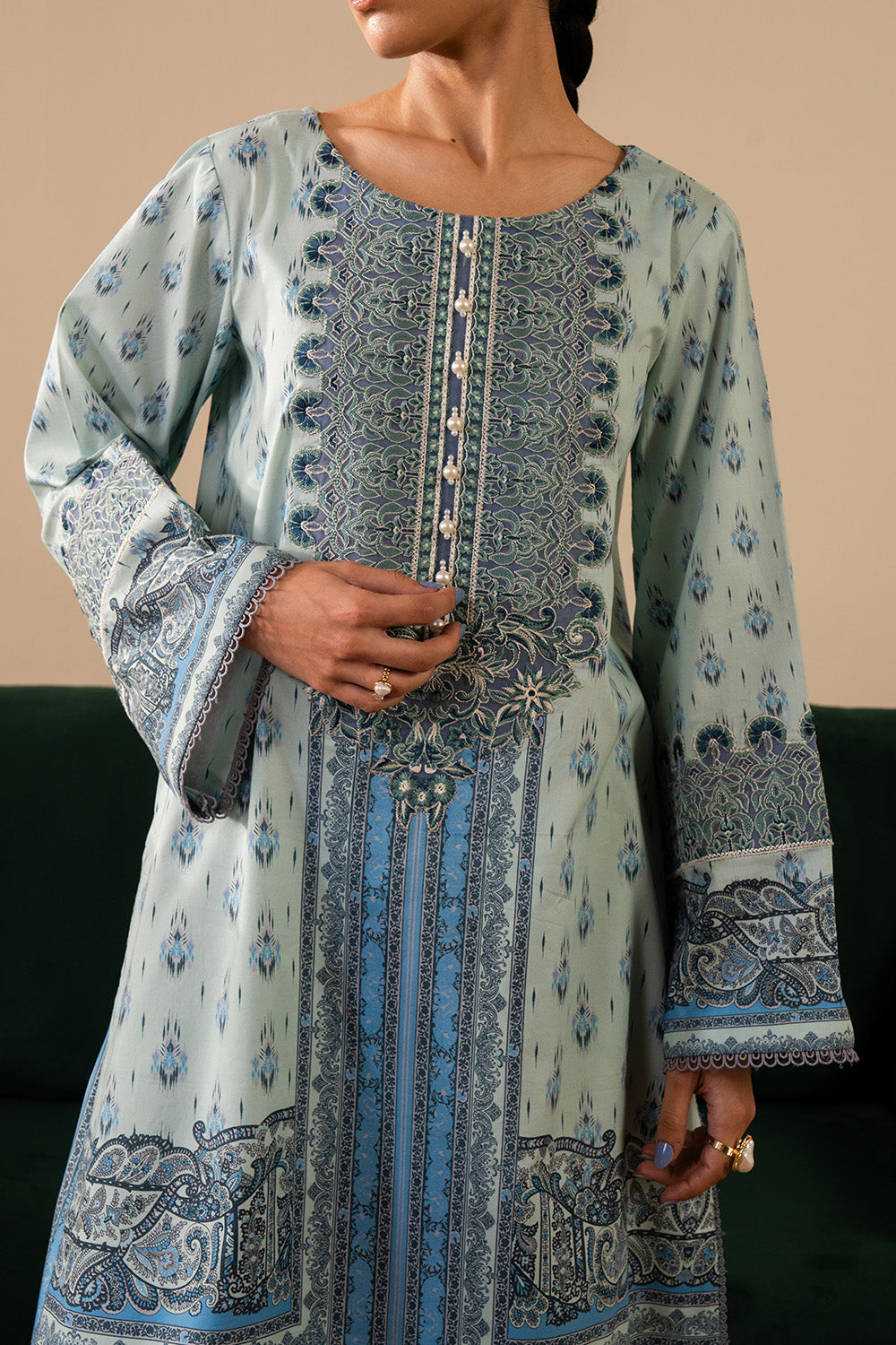 Maryum N Maria | Floren Lawn | ALORA by Maryam N Maria - Designer Dress - Type: Ladies Clothes - Available at Libayah - 100% Original