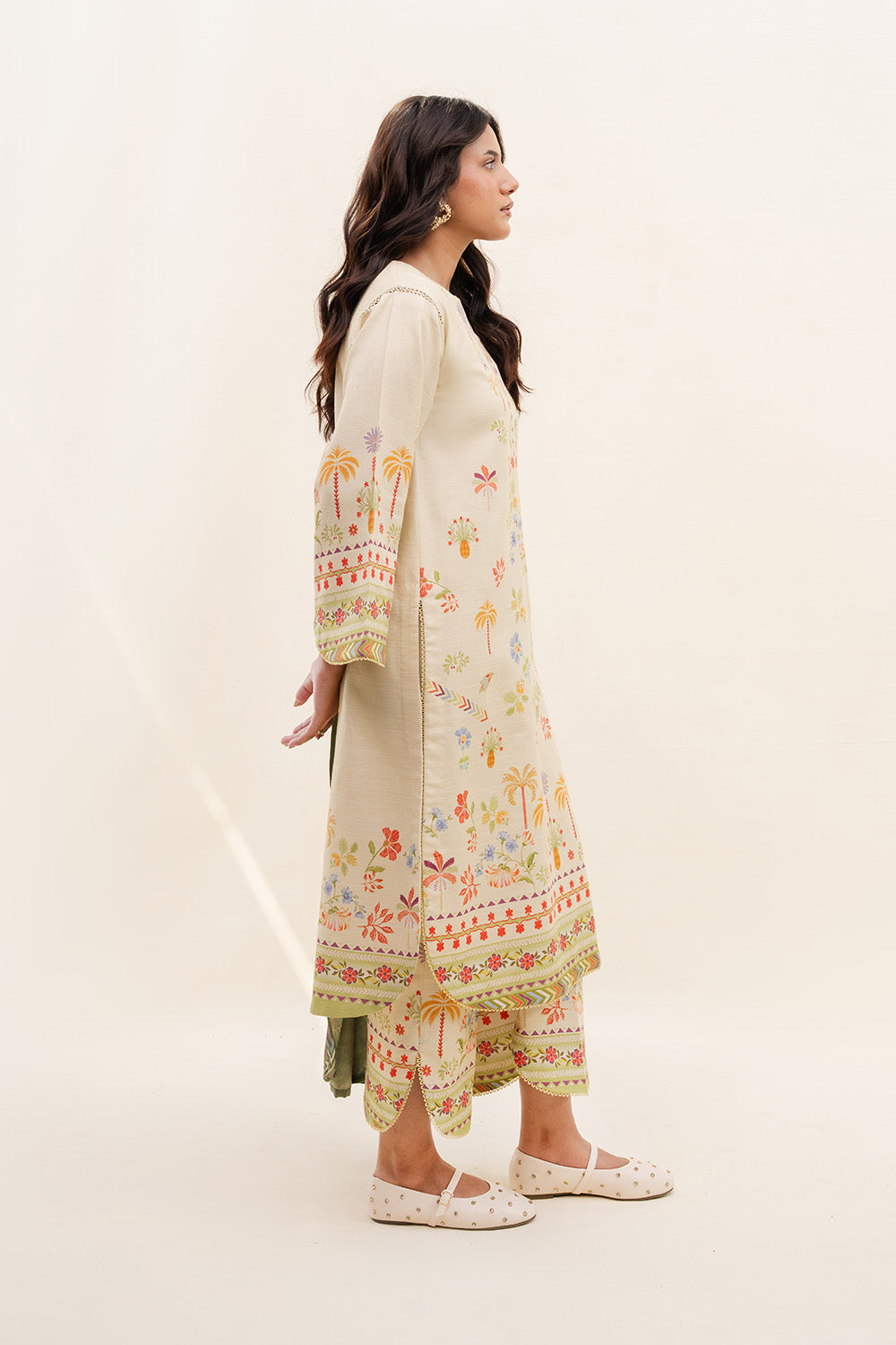 Maryum N Maria | Latte Layers Pret | MUTED MACCHIATO - MWS5828 by Maryum N Maria - Designer Dress  - Type : Ladies Clothes - Available at Libayah - 100% Original 