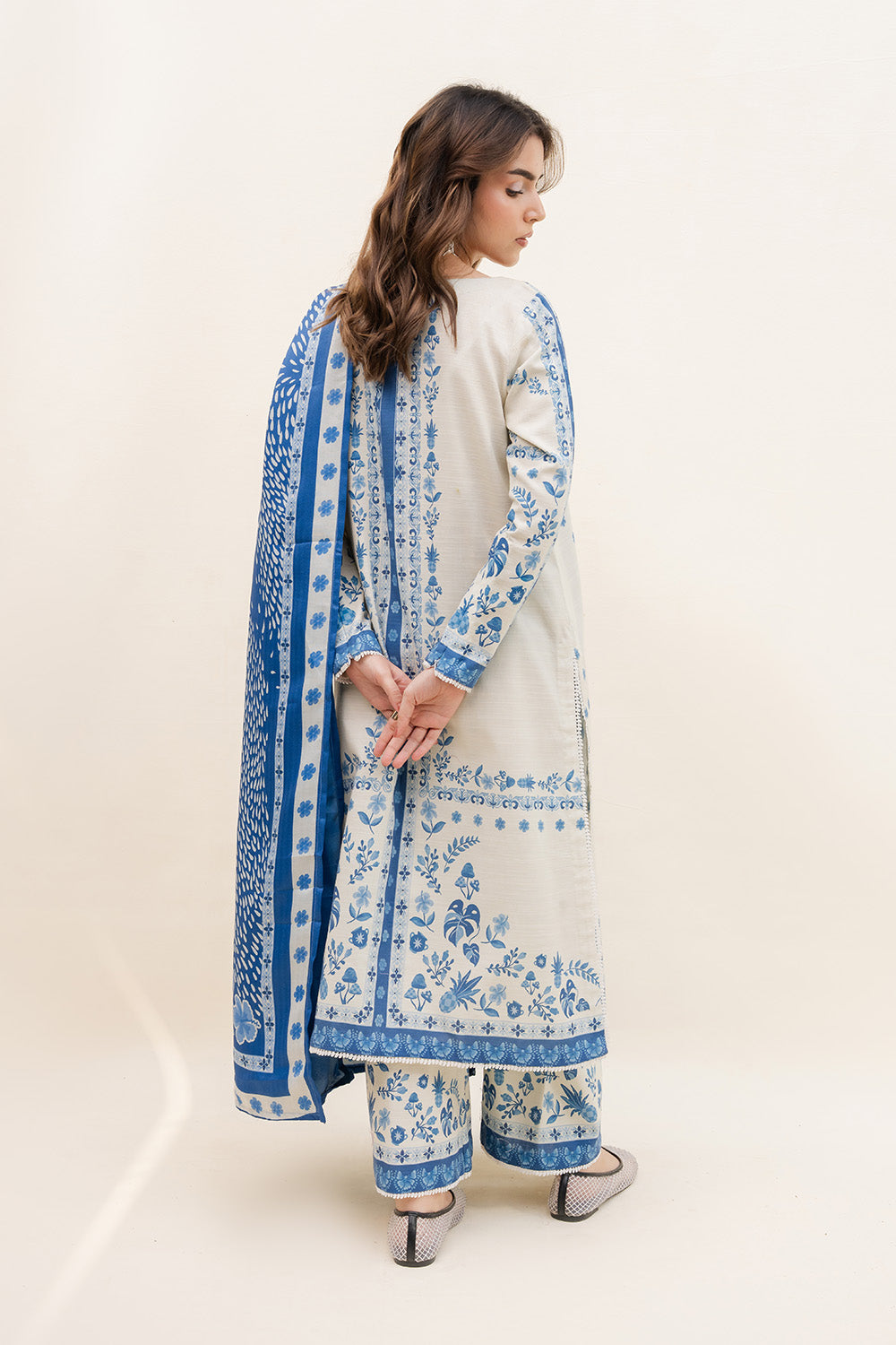 Maryum N Maria | Latte Layers Pret | COCOA CALM - MWS5827 by Maryum N Maria - Designer Dress  - Type : Ladies Clothes - Available at Libayah - 100% Original 