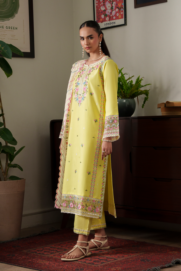 Afrozeh | Basic Pret 26 RTW | NACRE by Afrozeh - Designer Dress  - Type : Ladies Clothes - Available at Libayah - 100% Original 