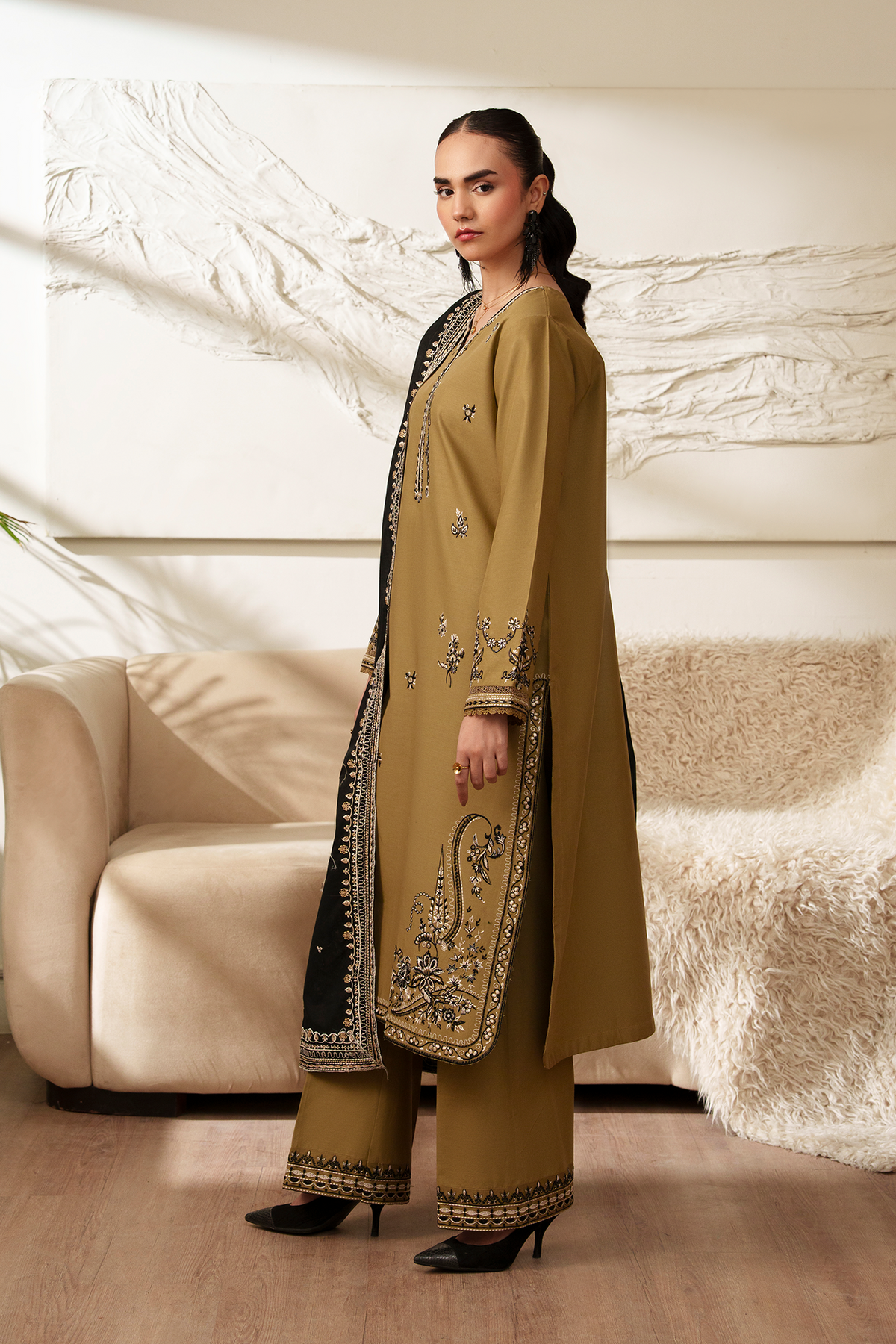 Afrozeh | Basic Pret 26 RTW | NACRE by Afrozeh - Designer Dress  - Type : Ladies Clothes - Available at Libayah - 100% Original 