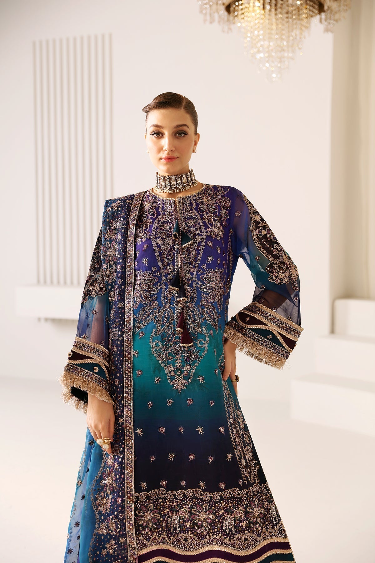 Alizeh | La Ruha Wedding Formals | AF-CH-2182-Oasis by Alizeh - Designer Dress - Type: Formal - Available at Libayah - 100% Original