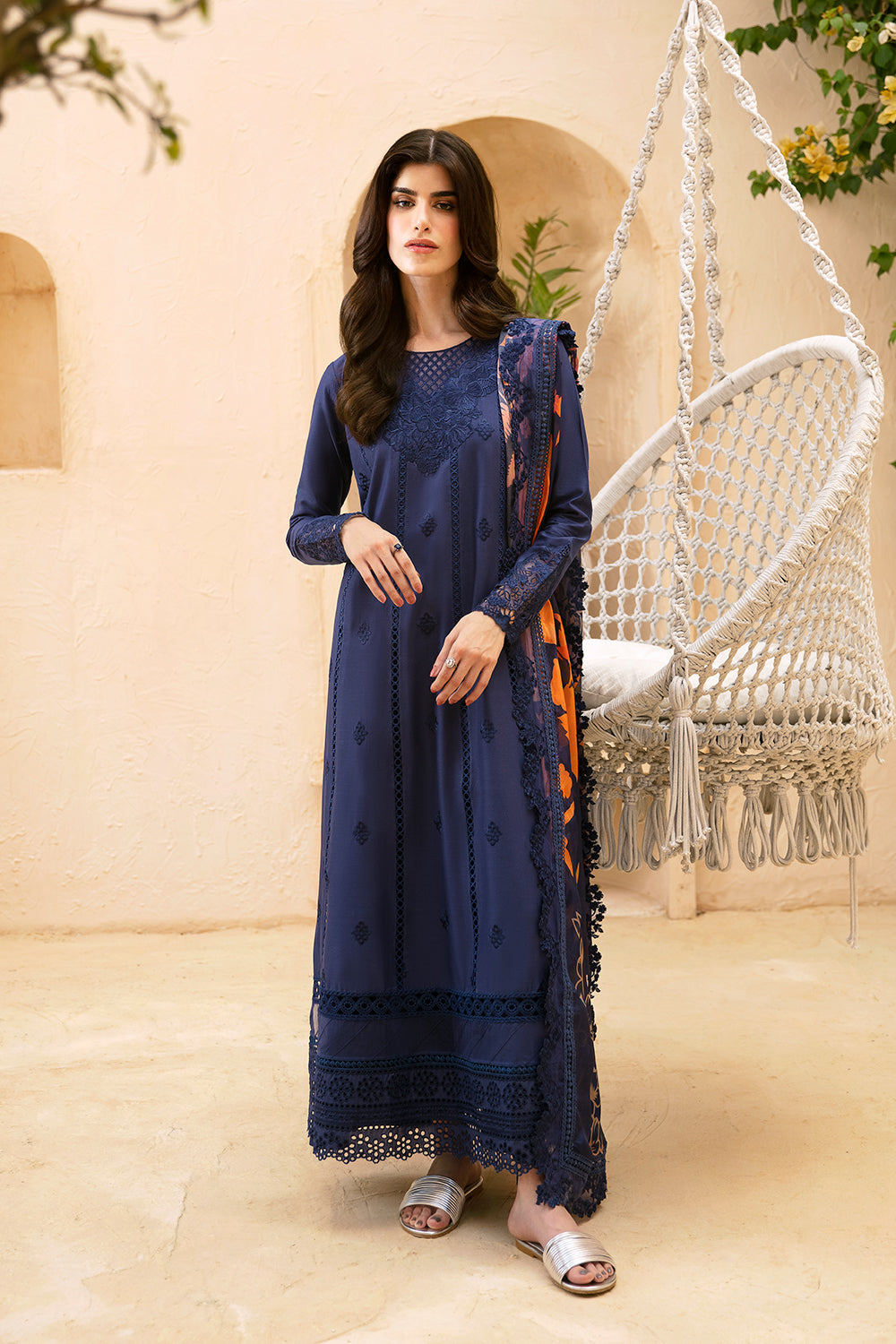 Azure | Luxury Premium Cambric 24 | Ocean Elegance by Azure - Designer Dress - Type: Luxury - Available at Libayah - 100% Original