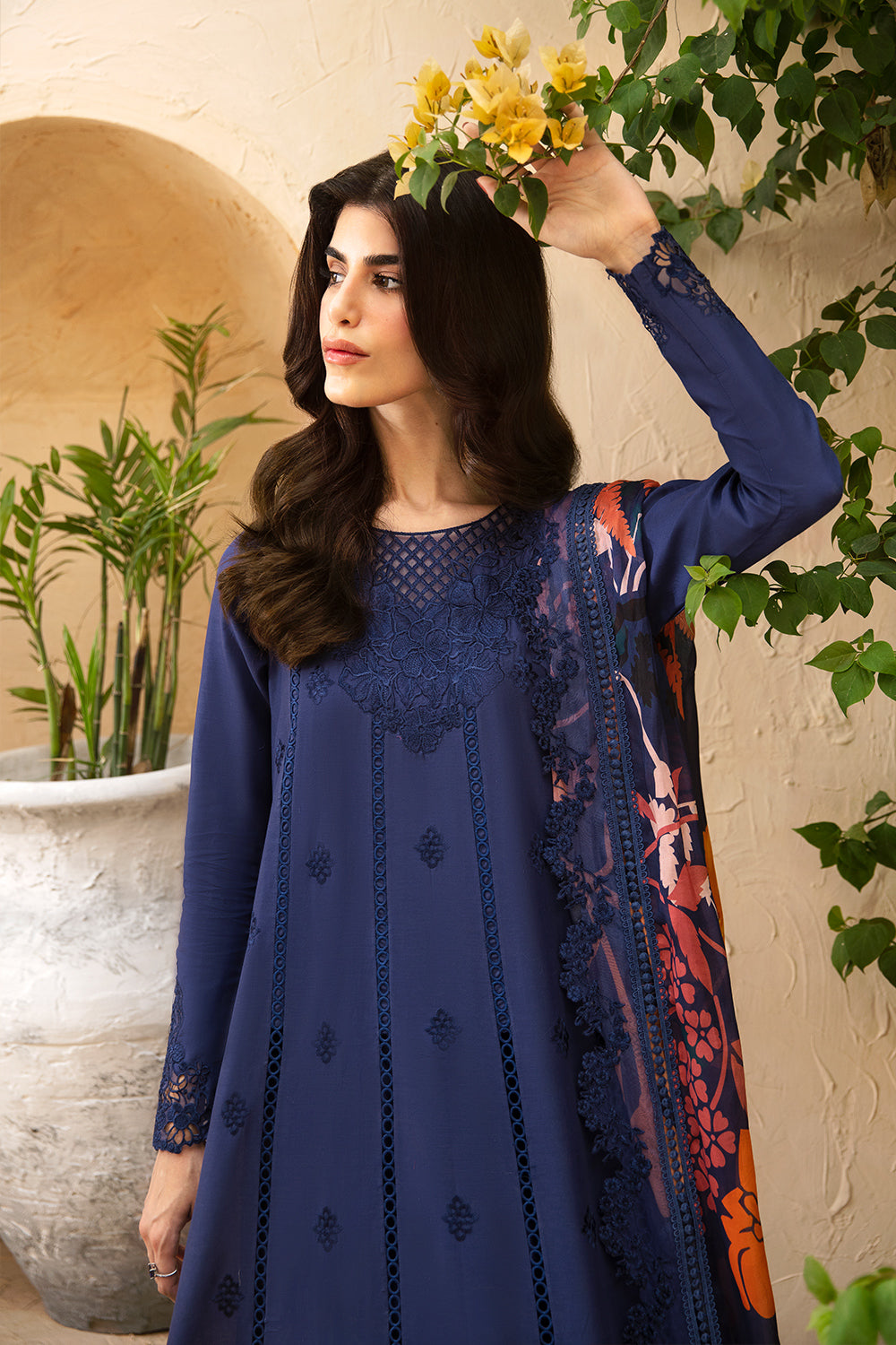 Azure | Luxury Premium Cambric 24 | Ocean Elegance by Azure - Designer Dress - Type: Luxury - Available at Libayah - 100% Original