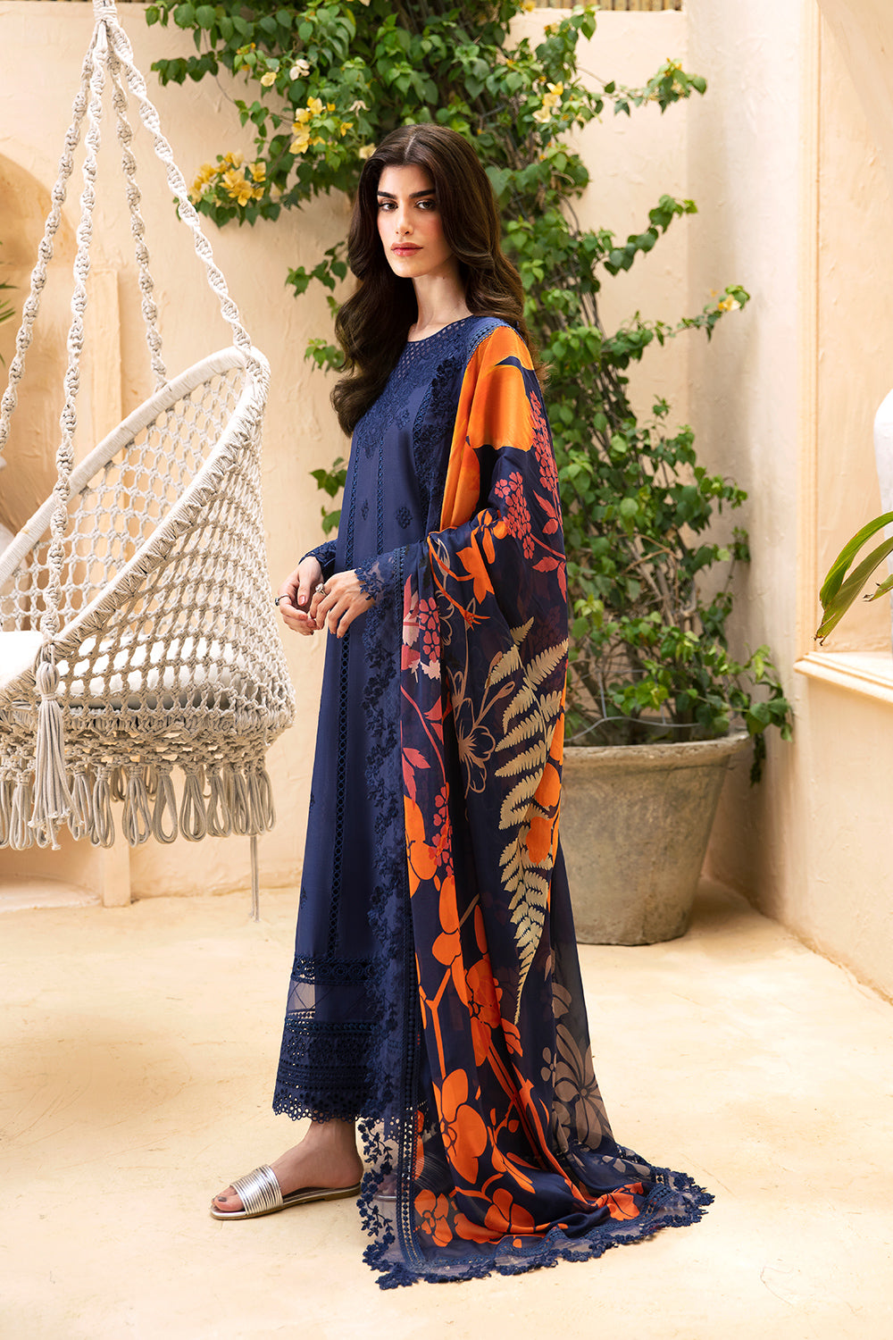 Azure | Luxury Premium Cambric 24 | Ocean Elegance by Azure - Designer Dress - Type: Luxury - Available at Libayah - 100% Original