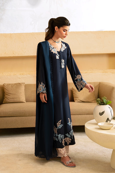 Azure | Luxury Premium Cambric 24 | Oceanic Dazzle by Azure - Designer Dress - Type: Luxury - Available at Libayah - 100% Original